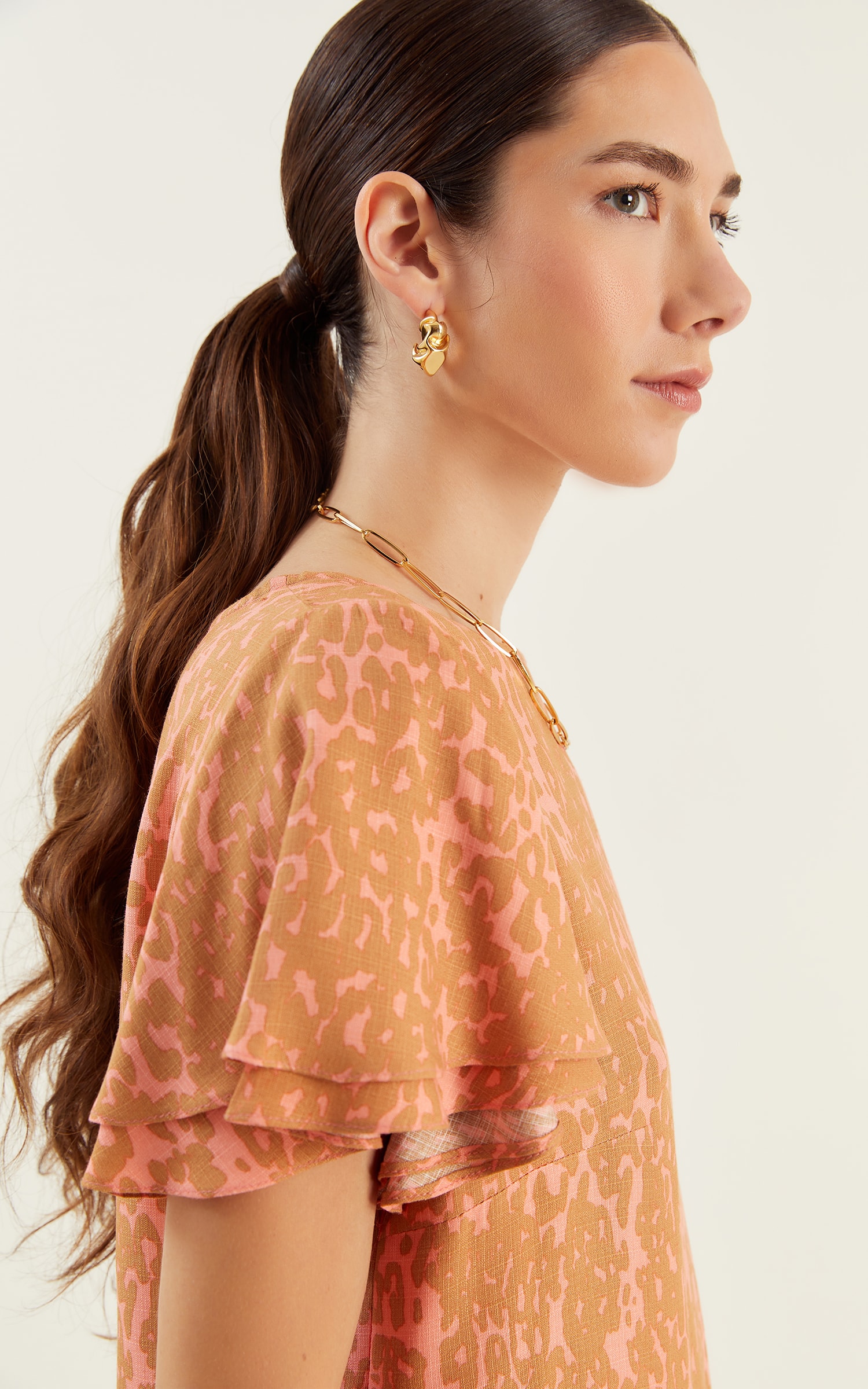 Blusa Manga Savana Goiaba