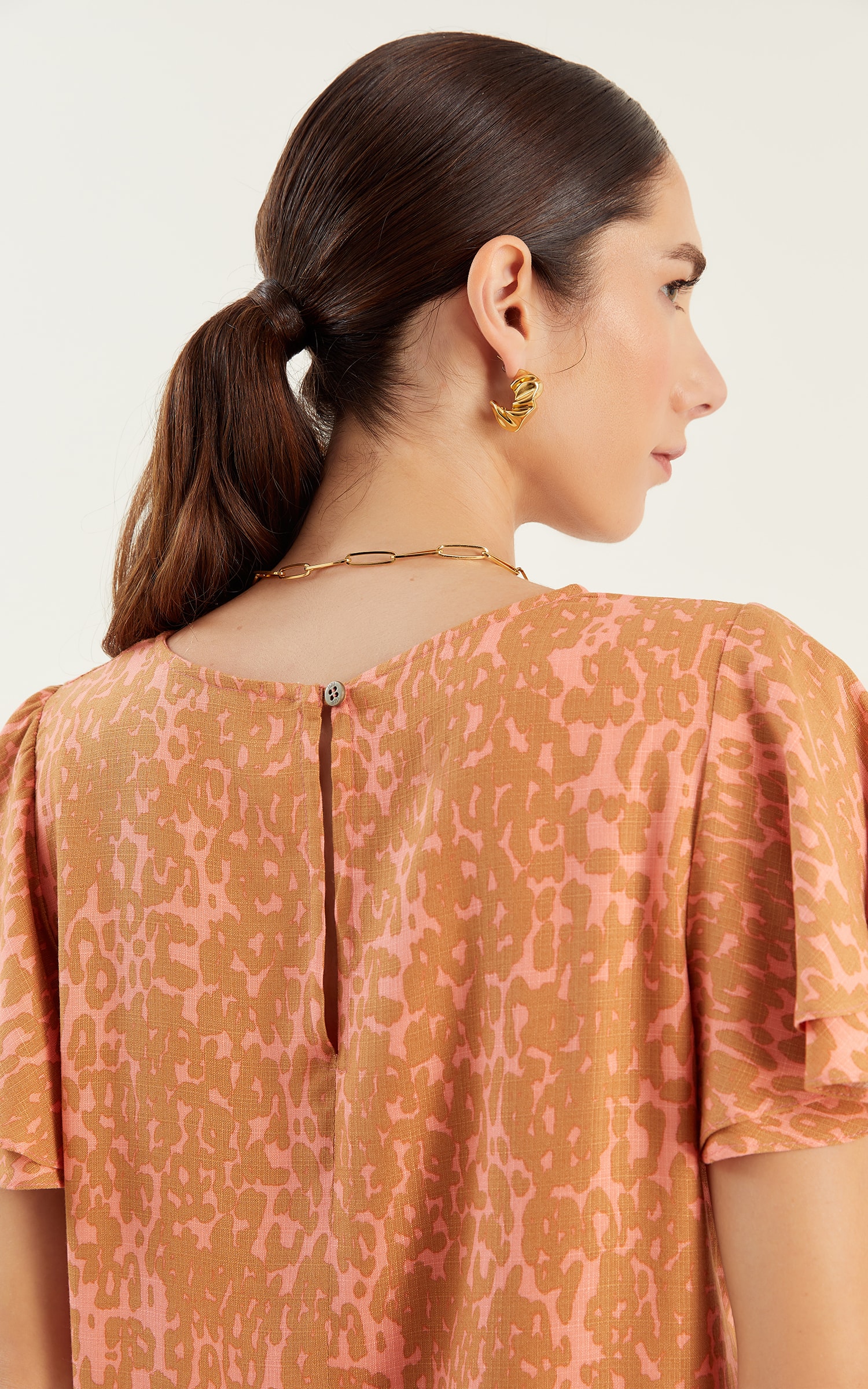 Blusa Manga Savana Goiaba
