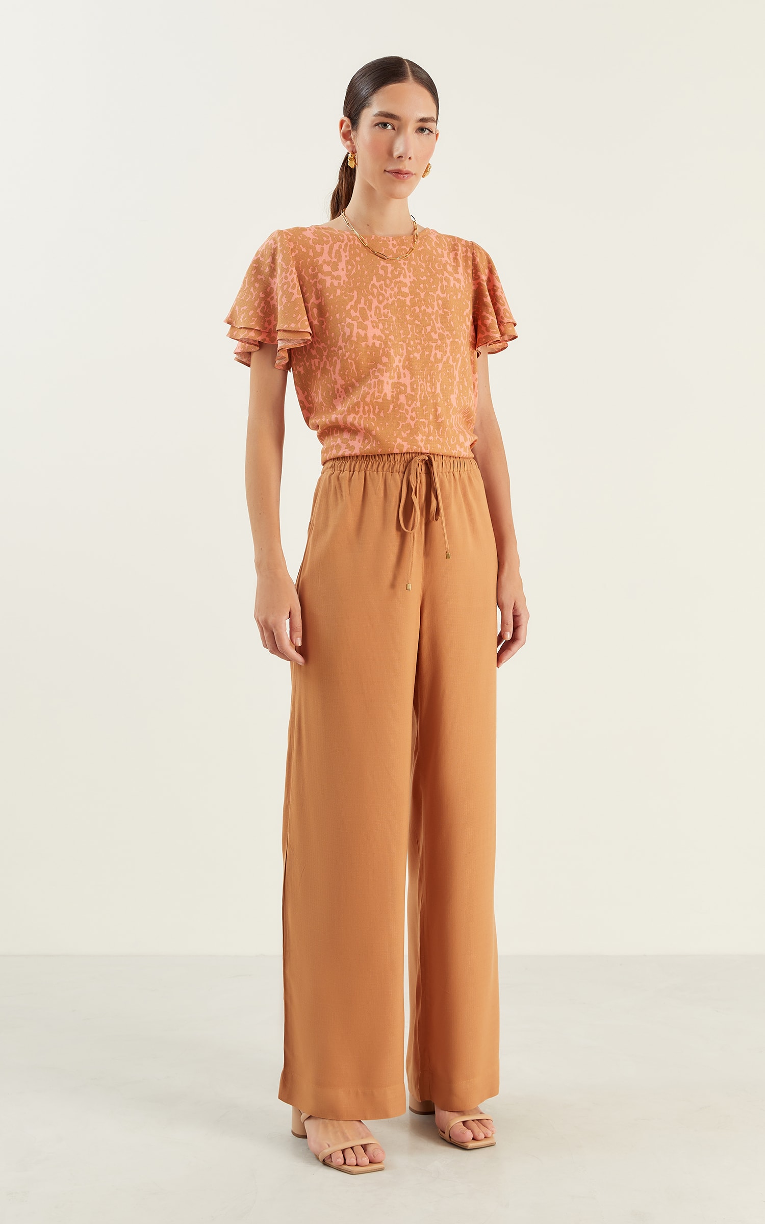 Blusa Manga Savana Goiaba
