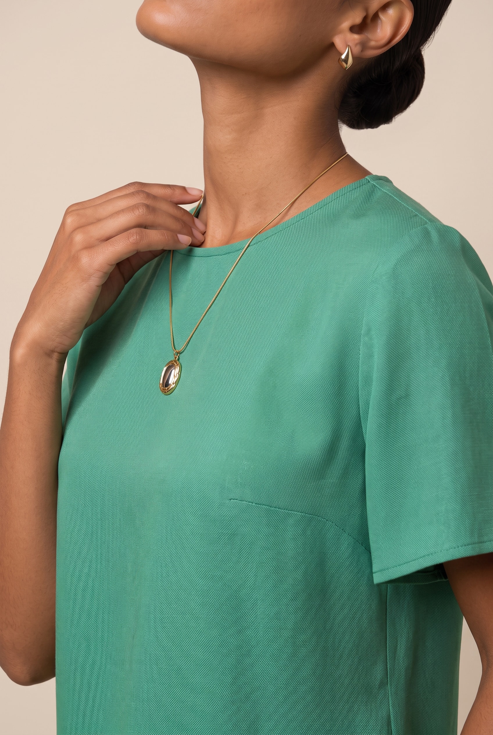 Blusa Mangas Bounce Jade