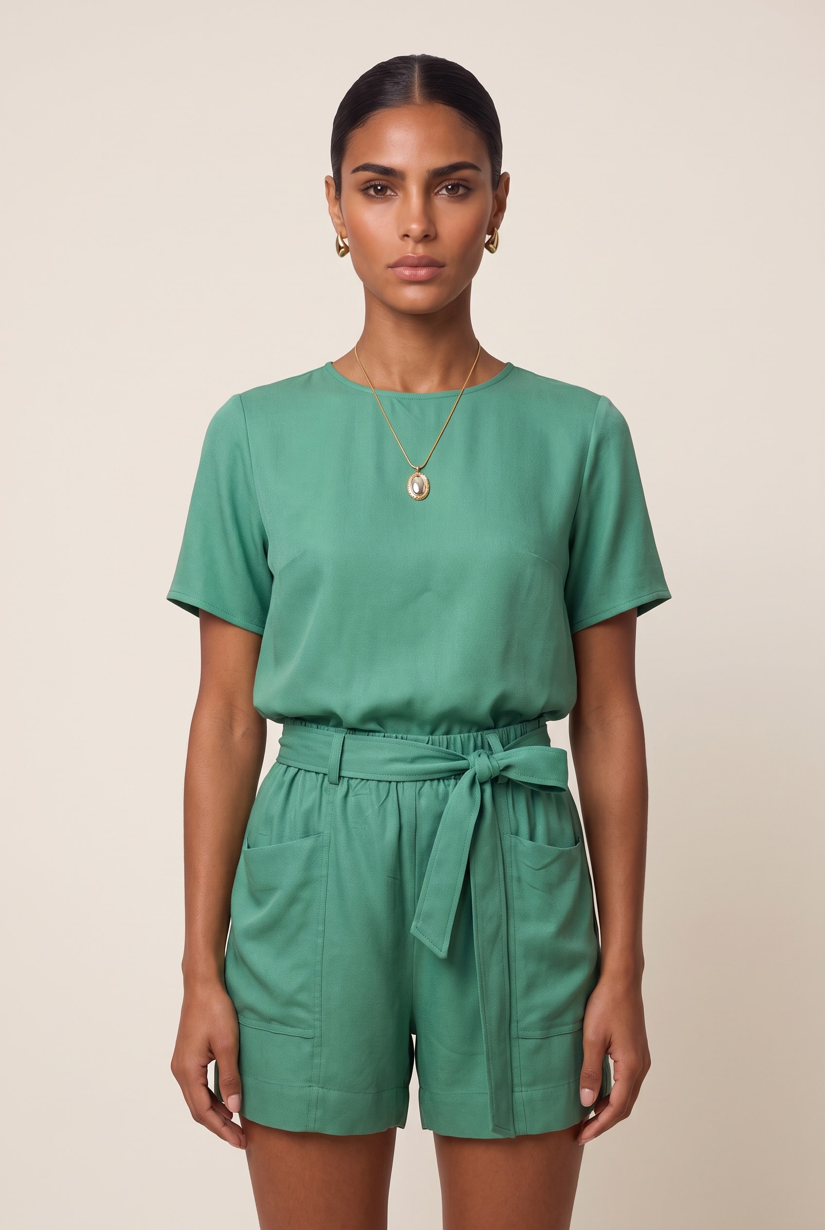 Blusa Mangas Bounce Jade
