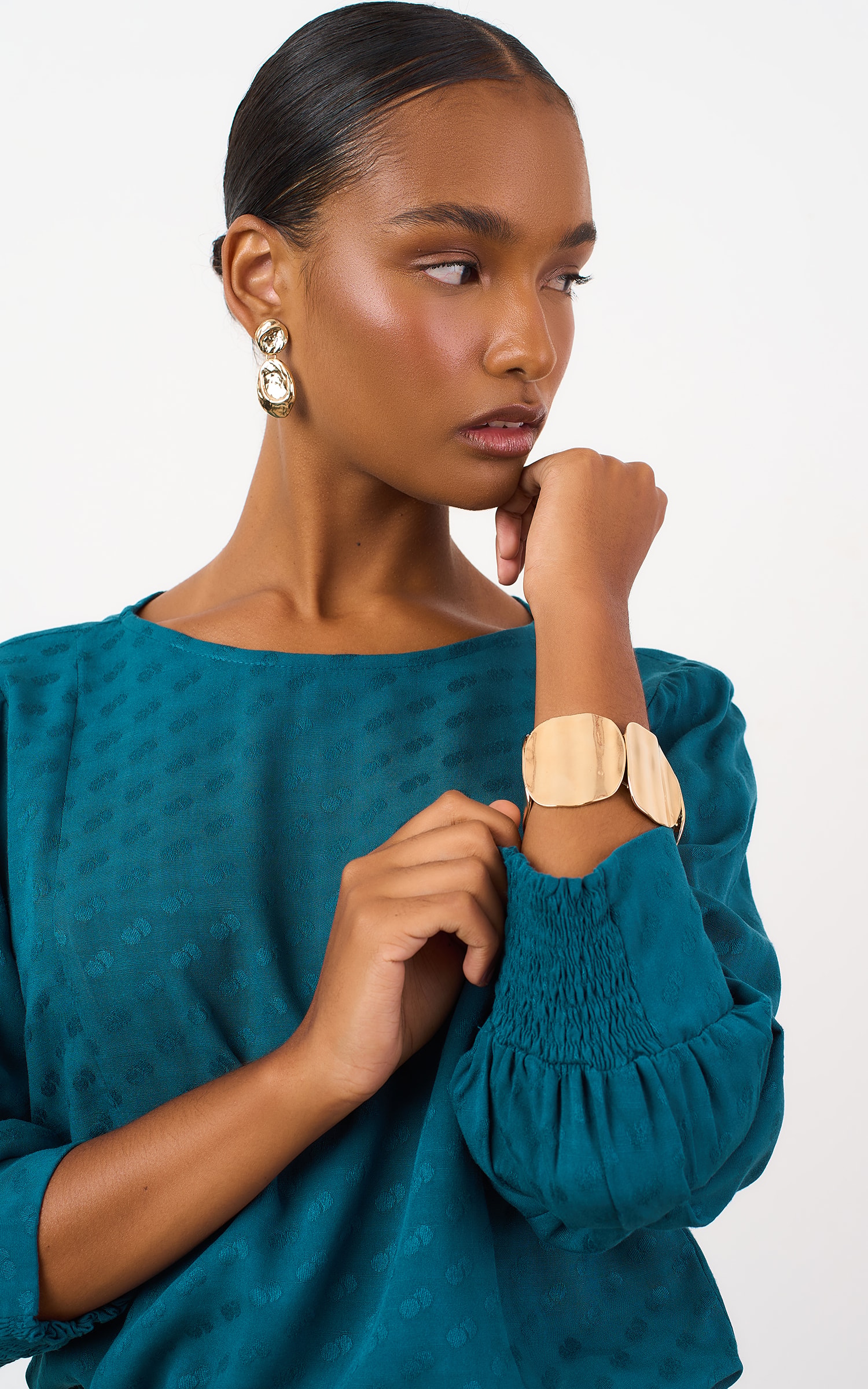 Blusa Mangas Mocha Organic