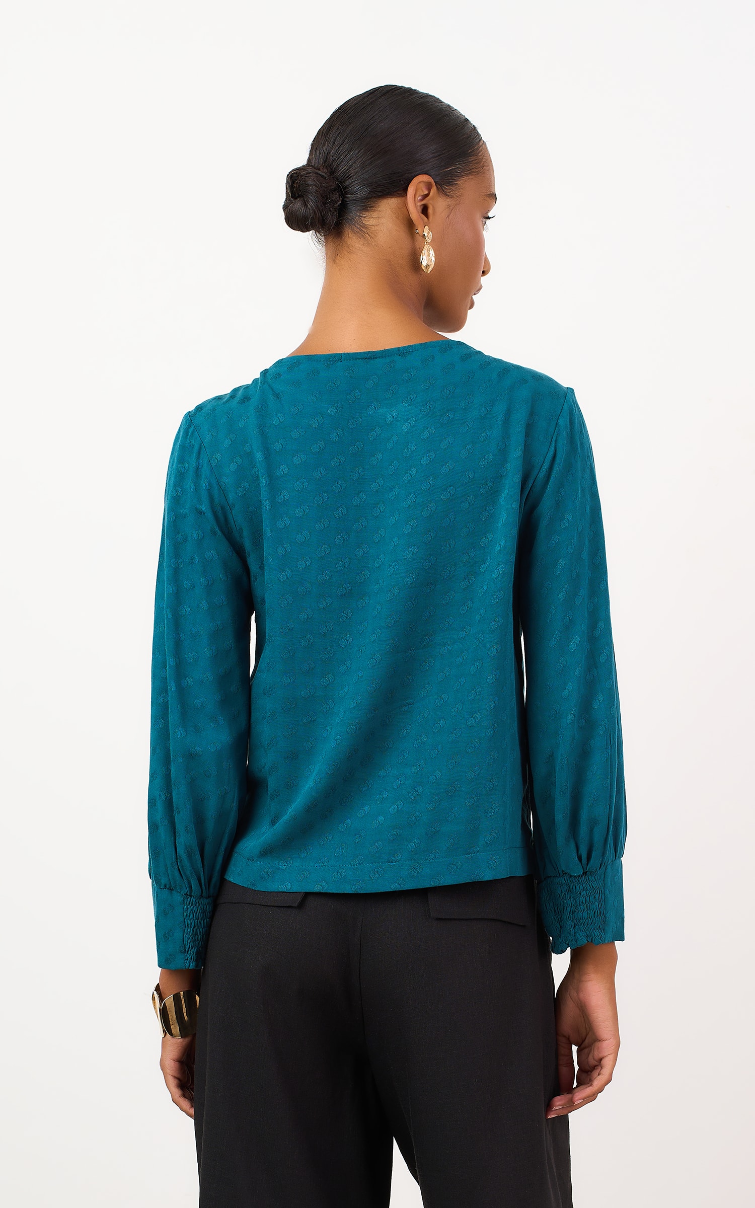 Blusa Mangas Mocha Organic