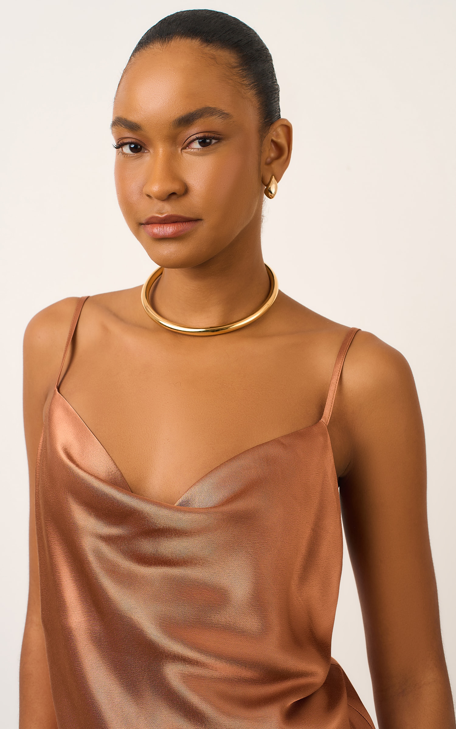 Blusa Modern Degage Amendoa