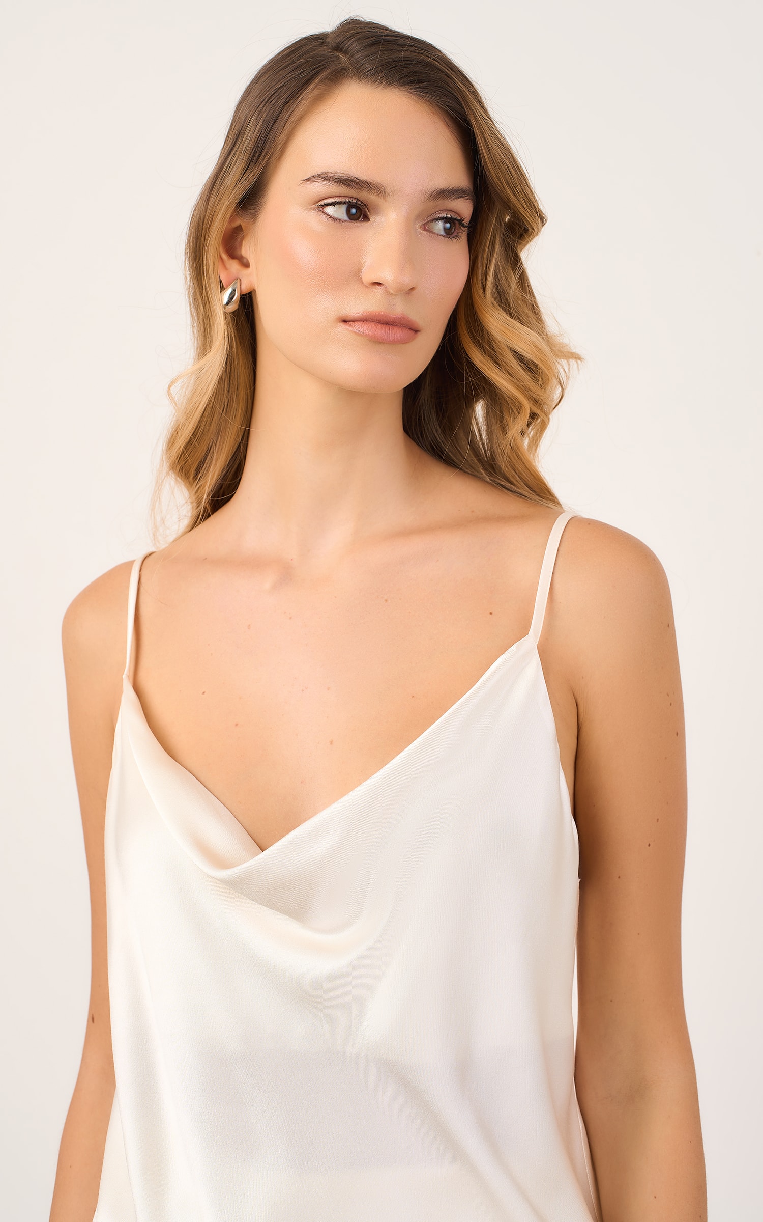 Blusa Modern Degage Off White