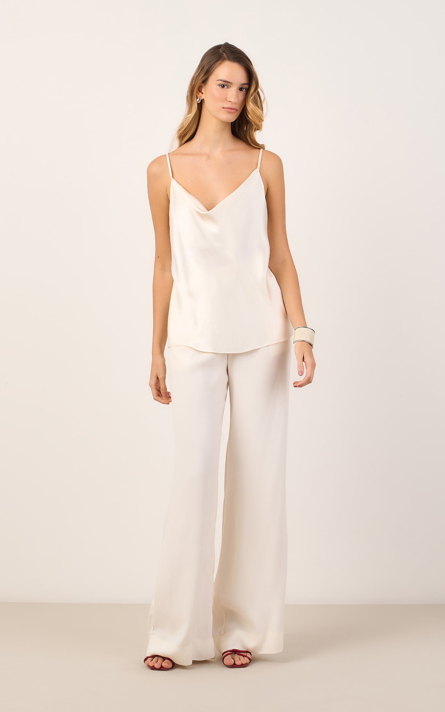 Blusa Modern Degage Off White