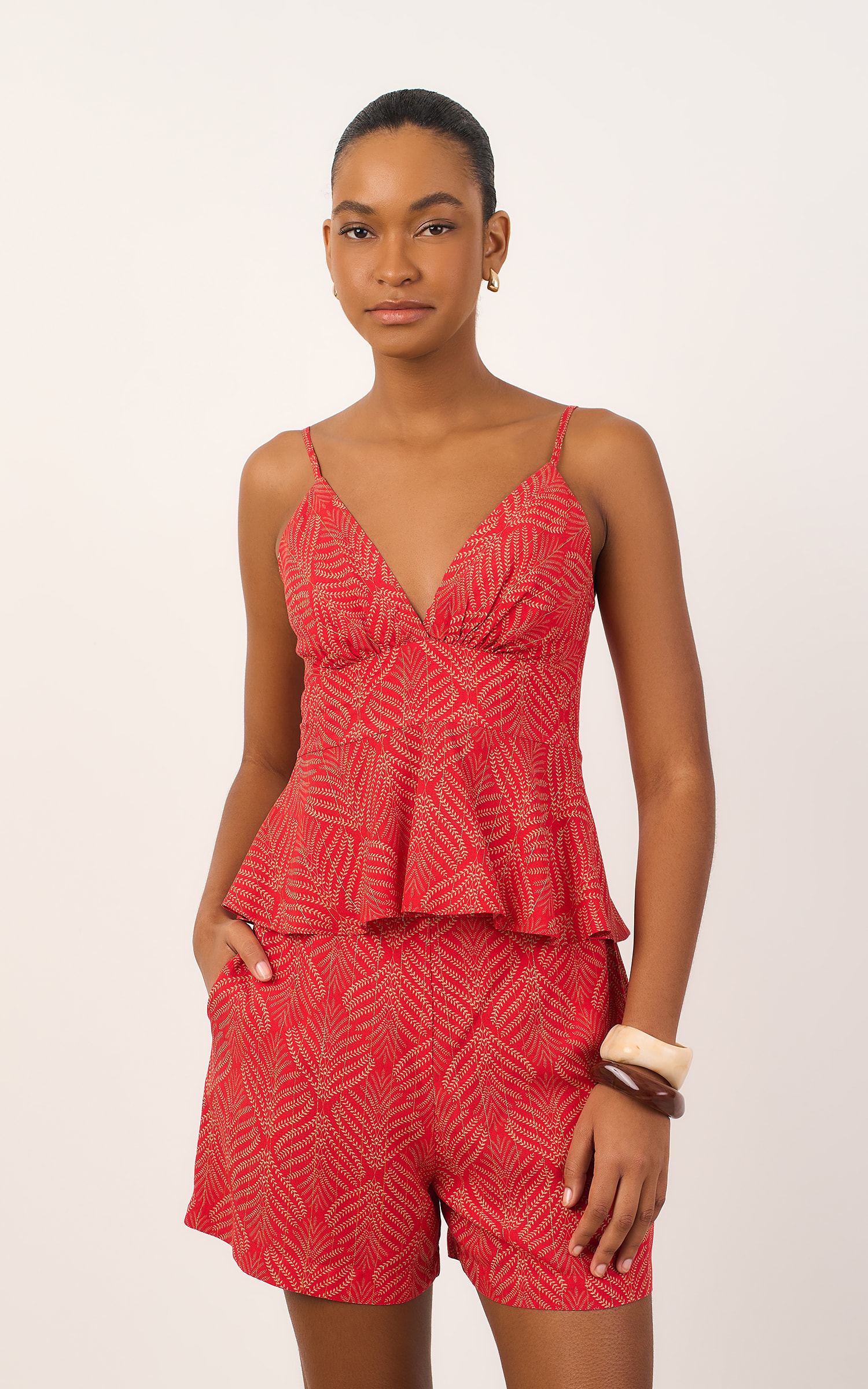 Blusa Nara Vermelho
