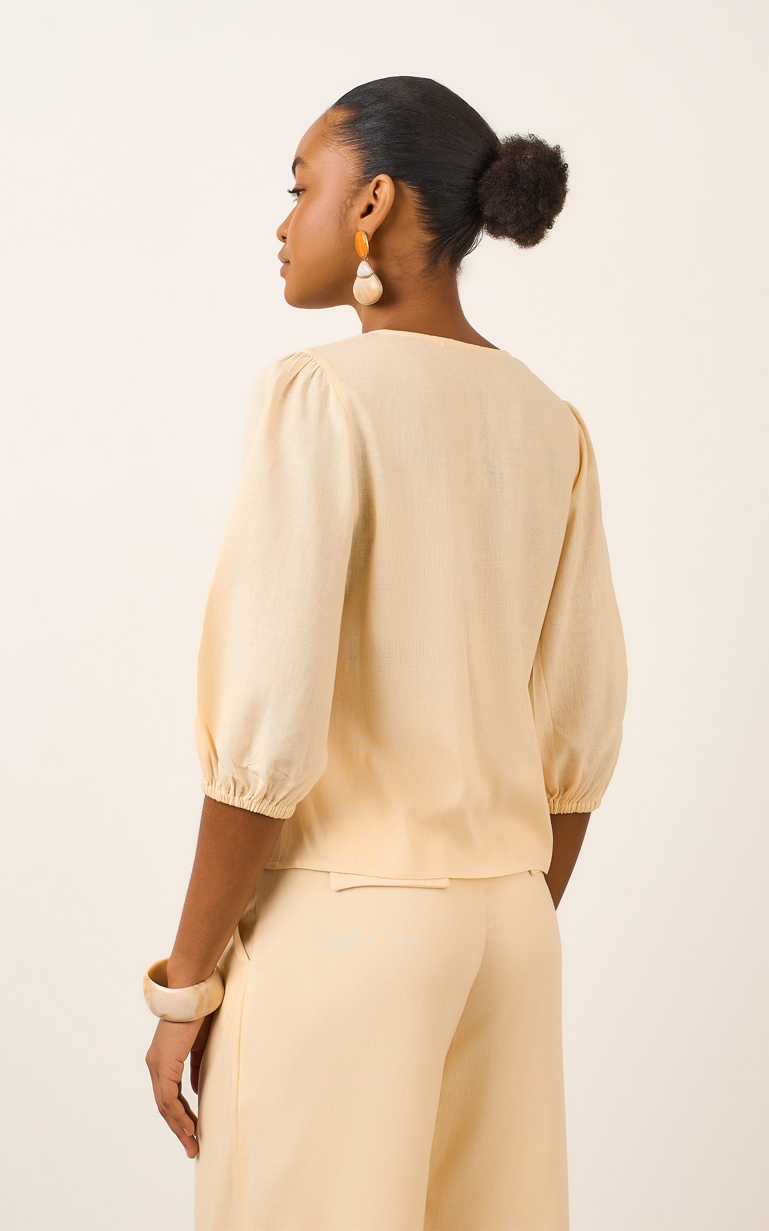 Blusa Nuance Amarracoes Yellow