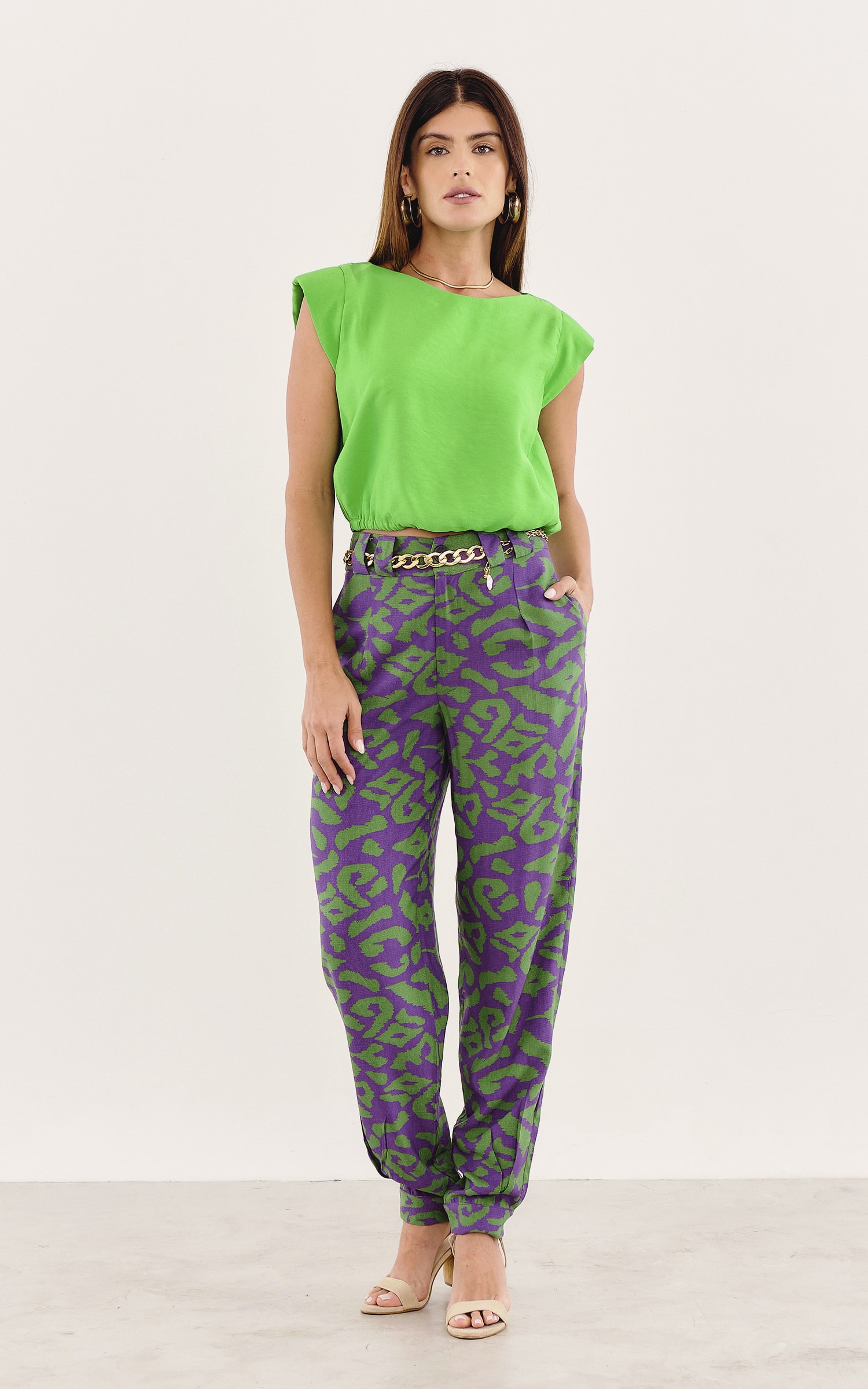 Blusa Ombreira Abrigo Verde