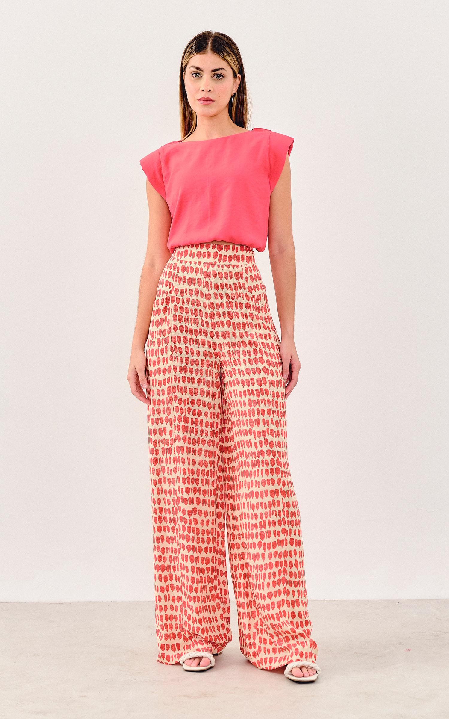 Blusa Ombreira Ny Vermelho