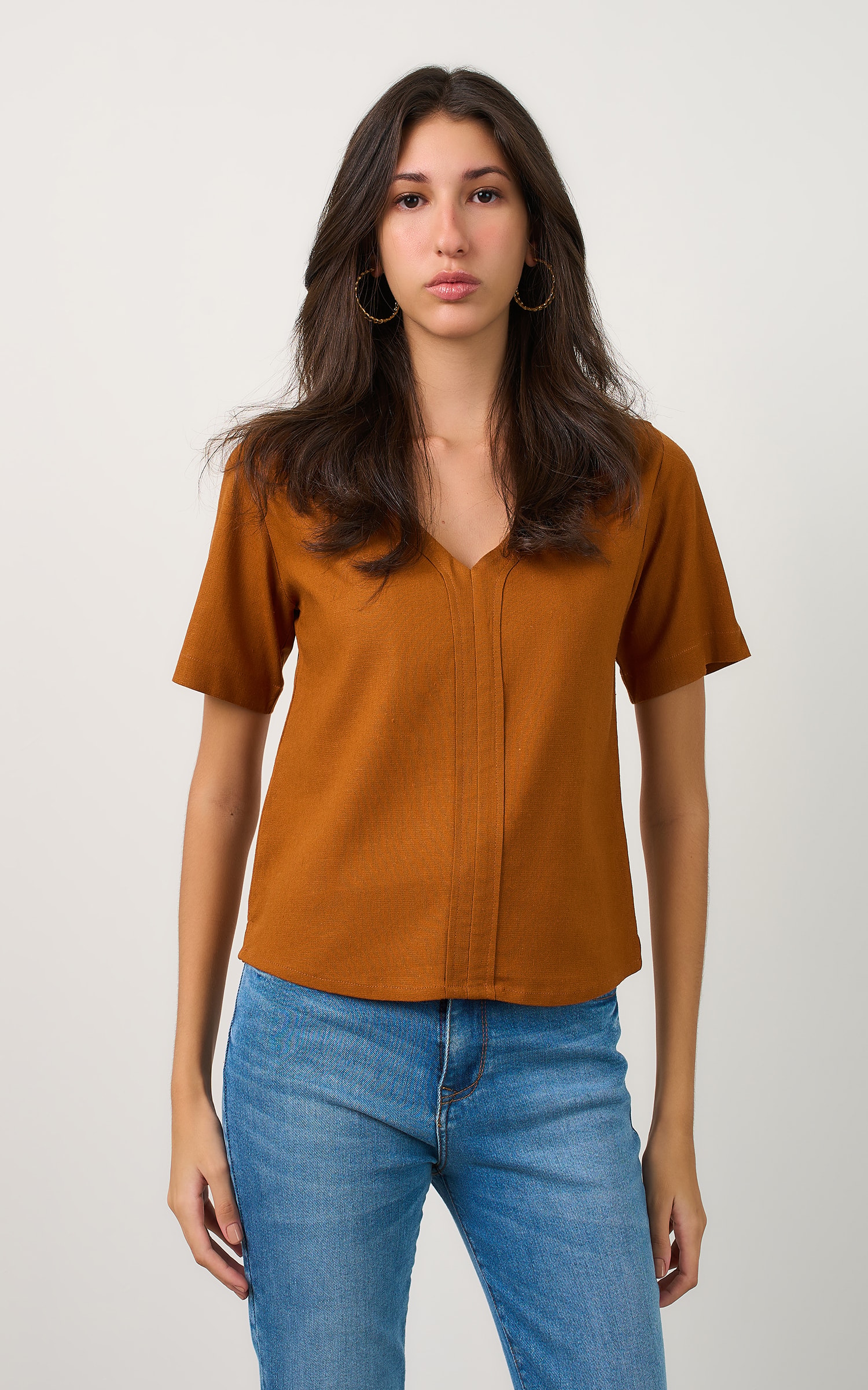 Blusa Orvalho Caramelo