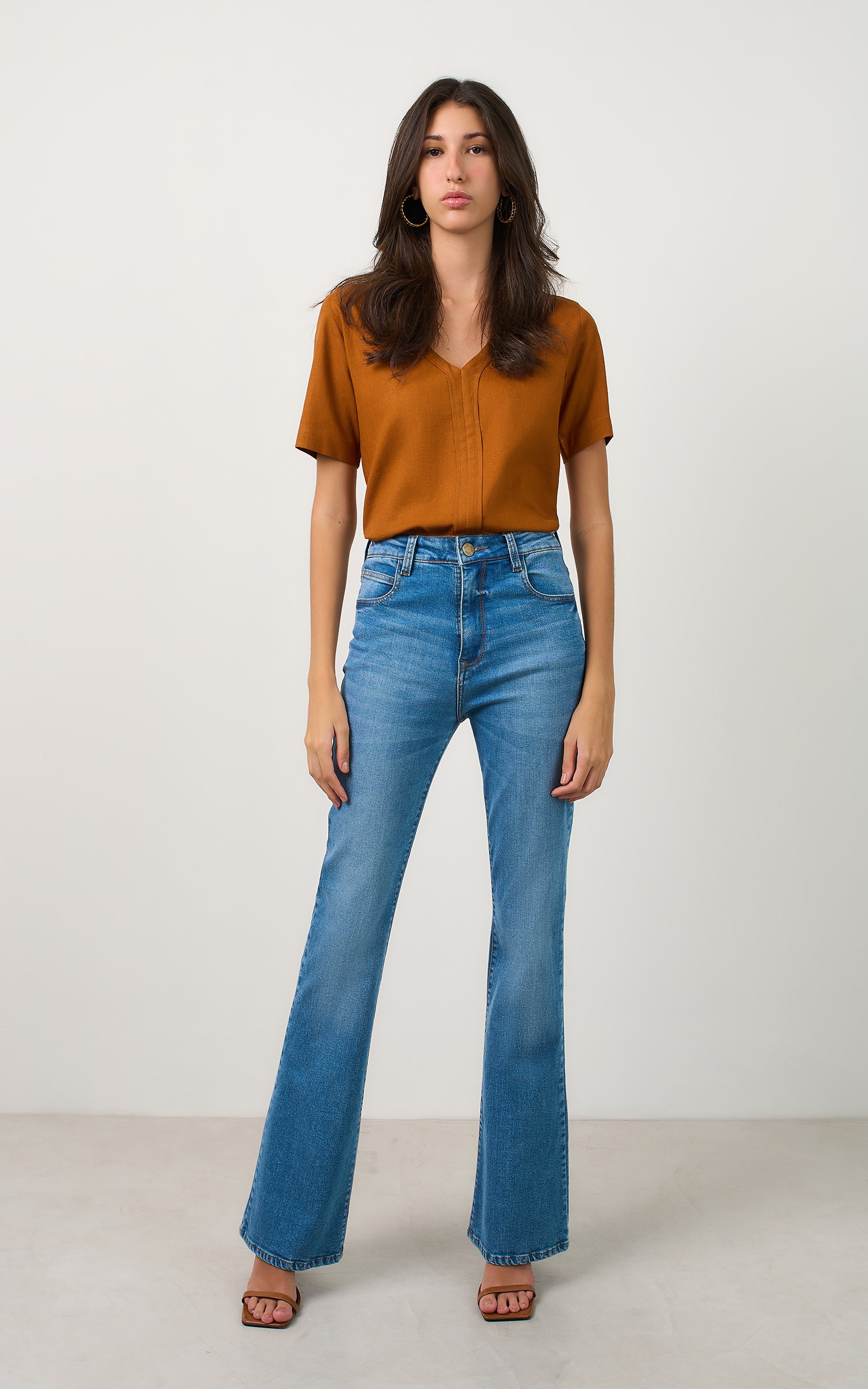 Blusa Orvalho Caramelo