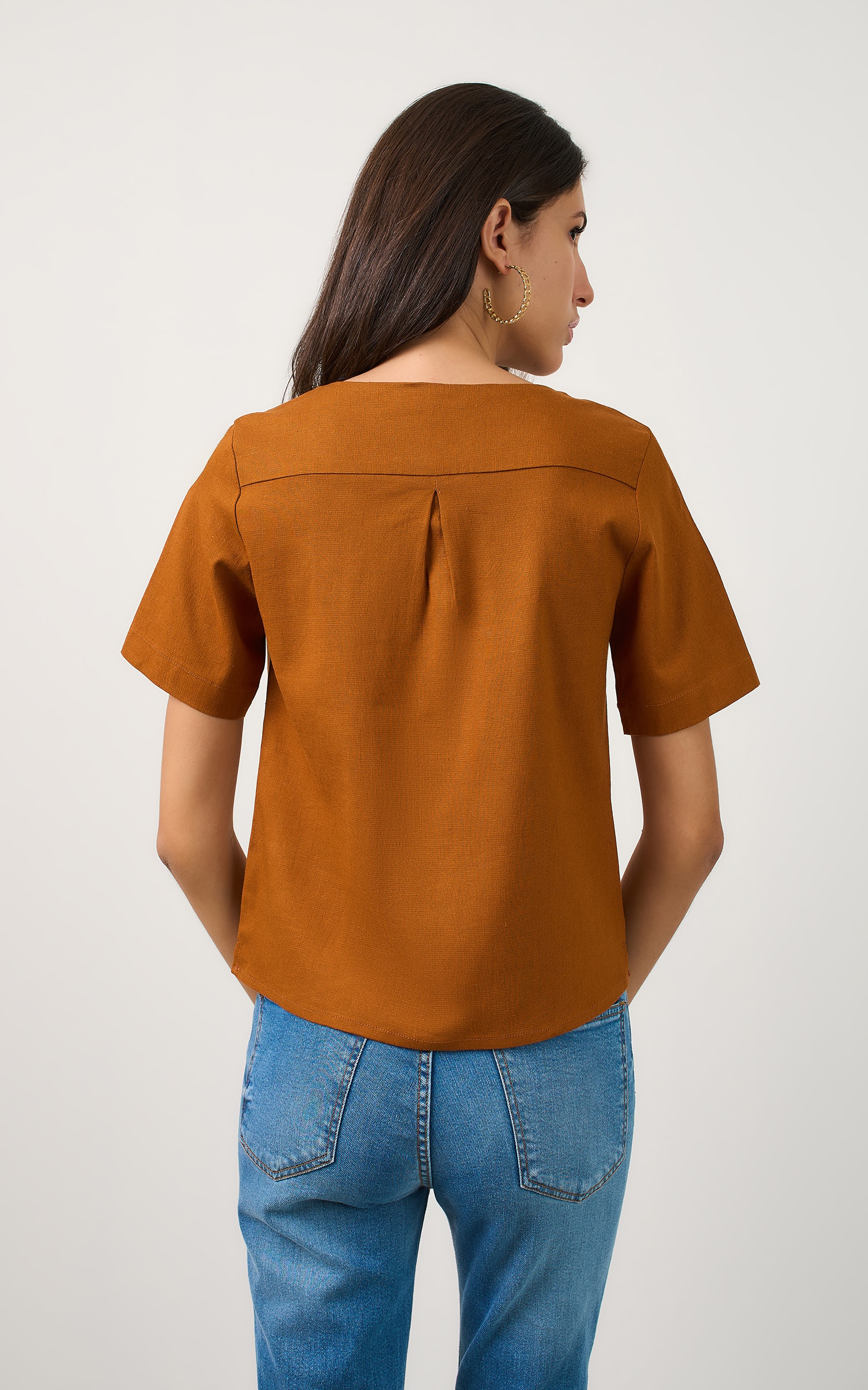 Blusa Orvalho Caramelo