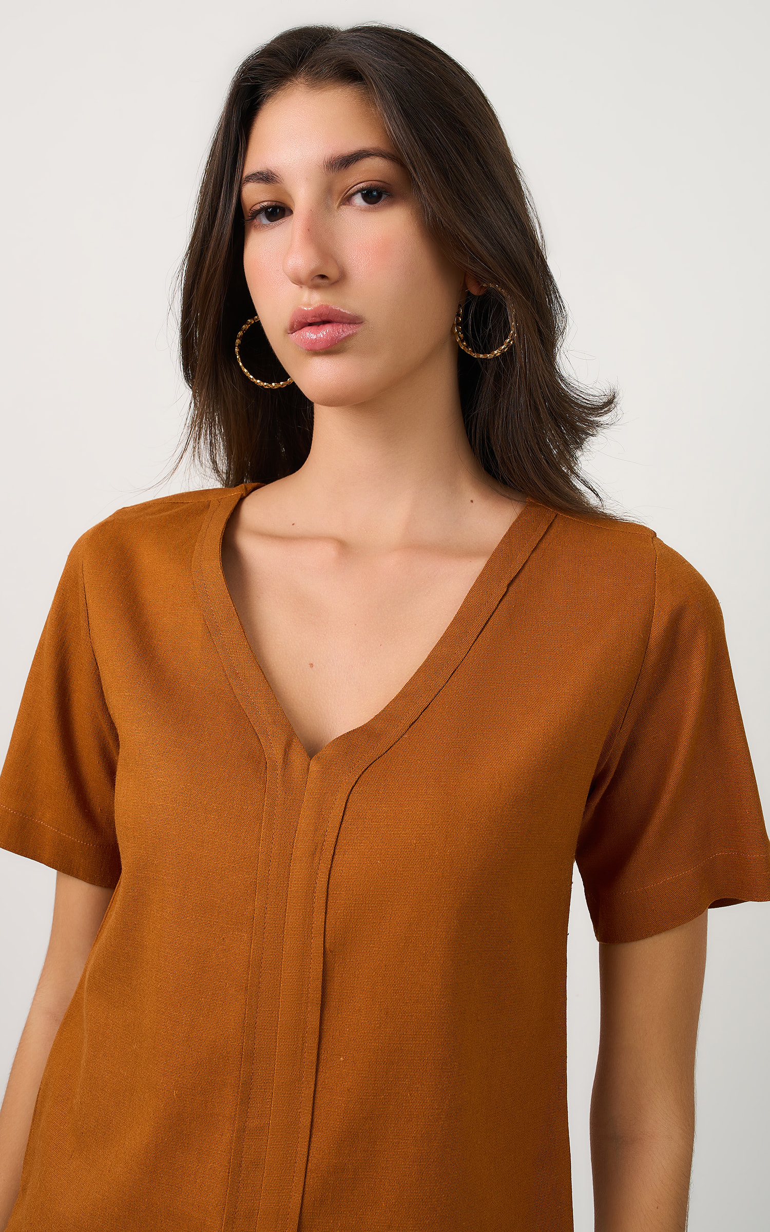 Blusa Orvalho Caramelo