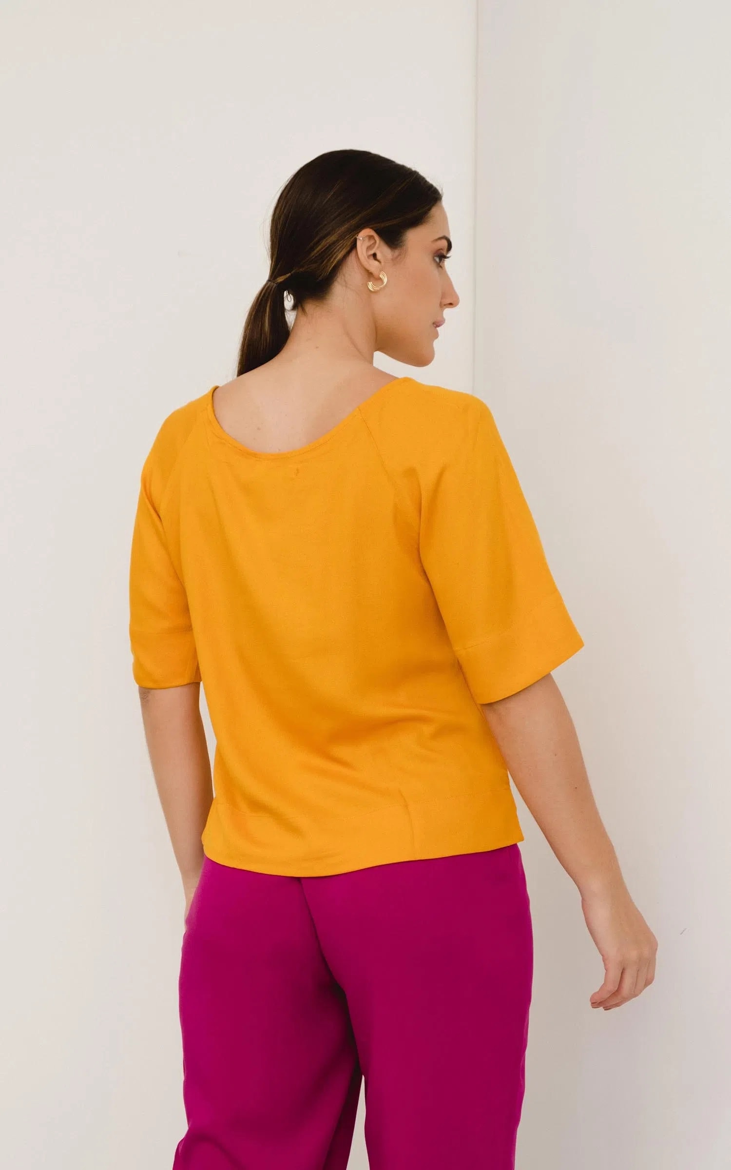 Blusa Palm Amarelo