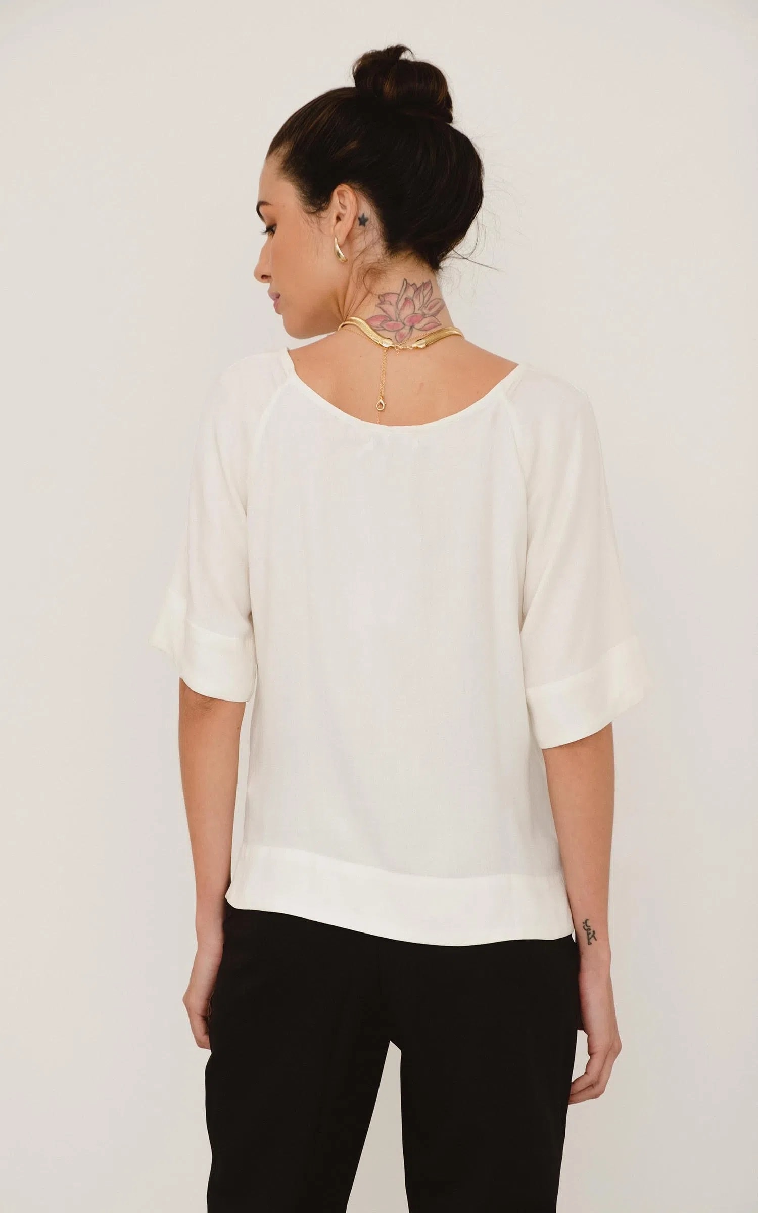 Blusa Palm Off White