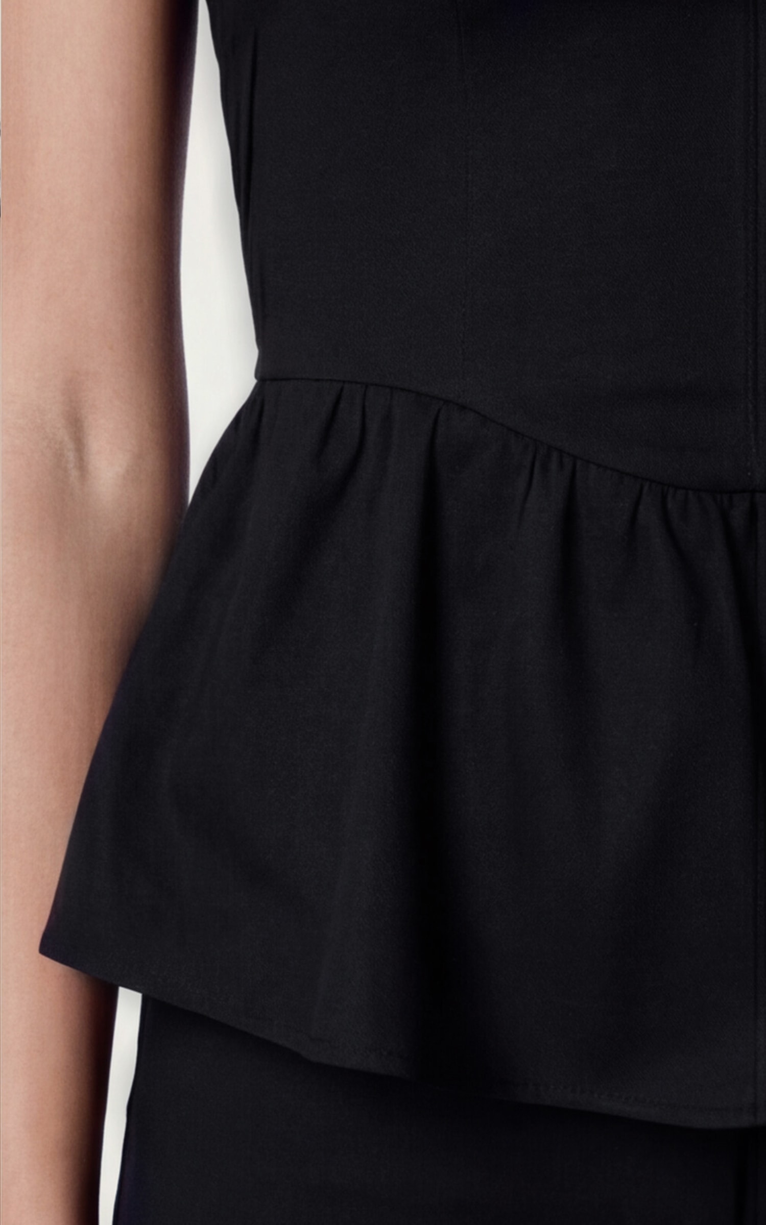 Blusa Peplum Barista Preto