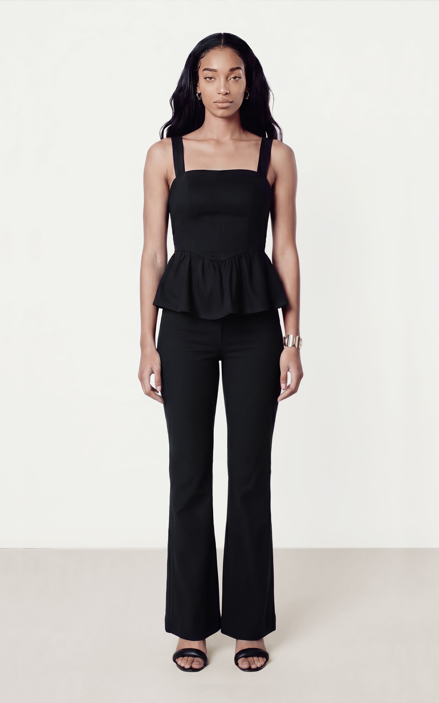 Blusa Peplum Barista Preto