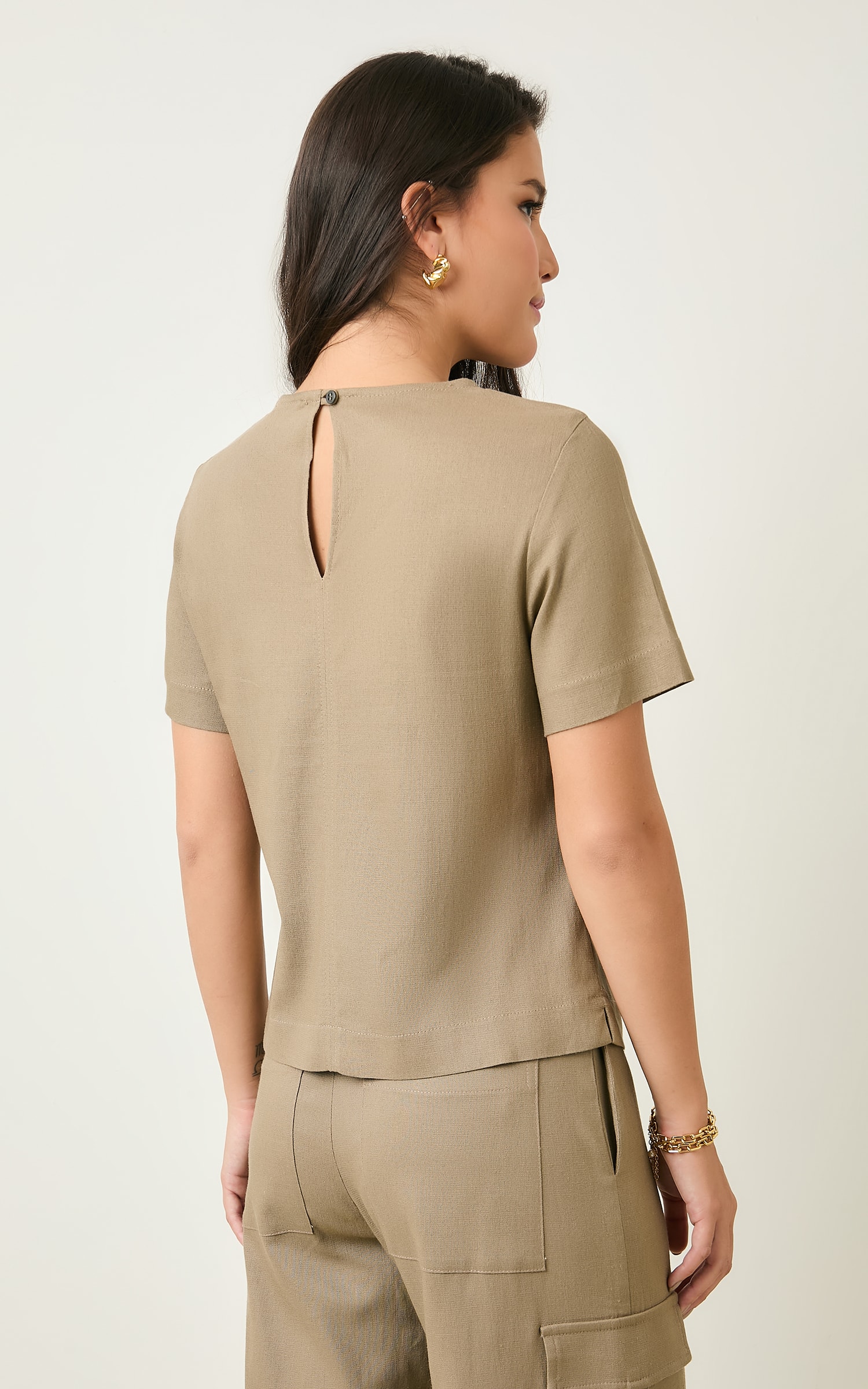 Blusa Pesponto Ipanema Fendi