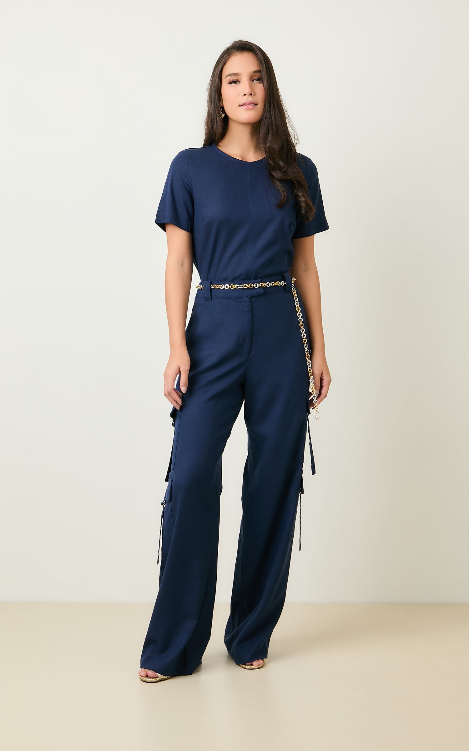 Blusa Pesponto Ipanema Marinho