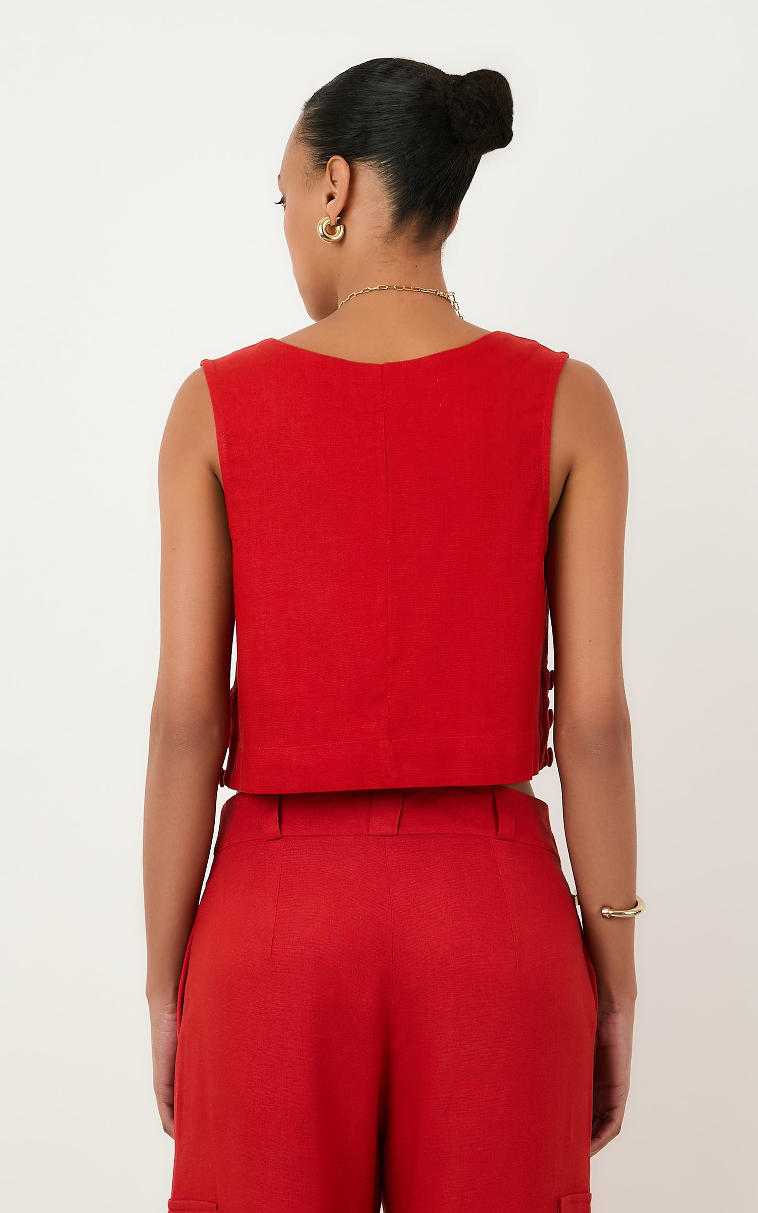 Blusa Pespontos Turmalina Telha