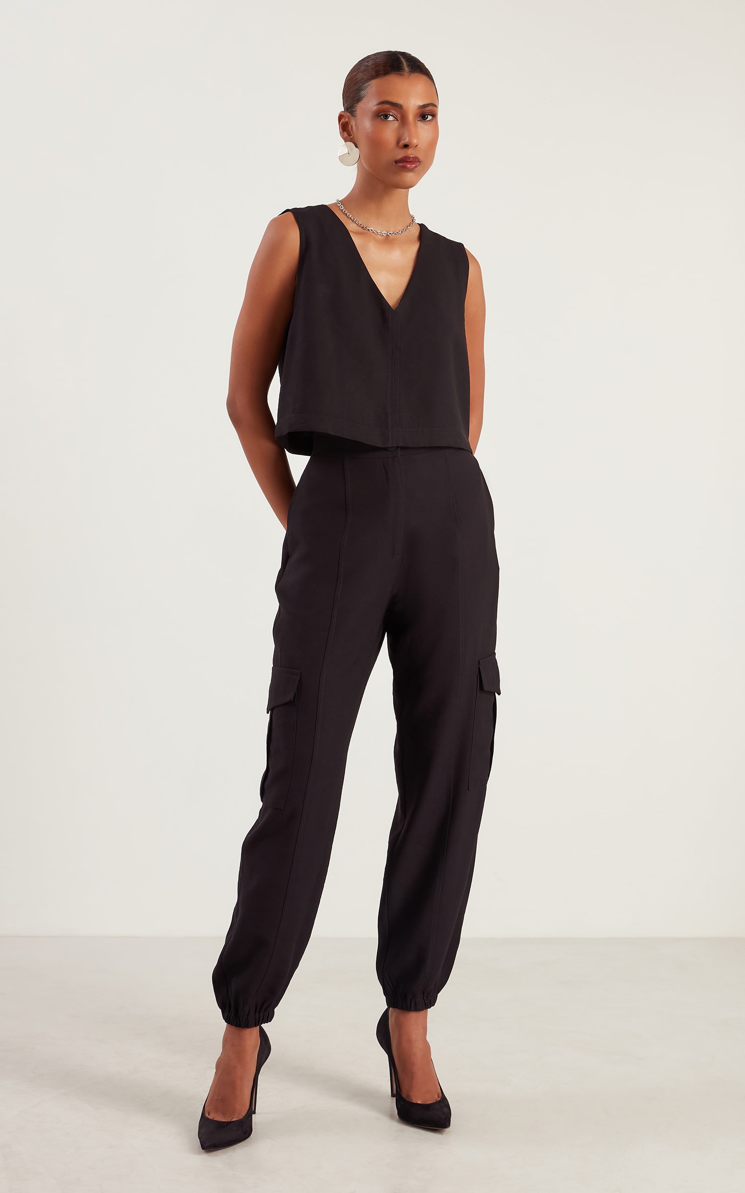 Blusa Petit Decote v Preto