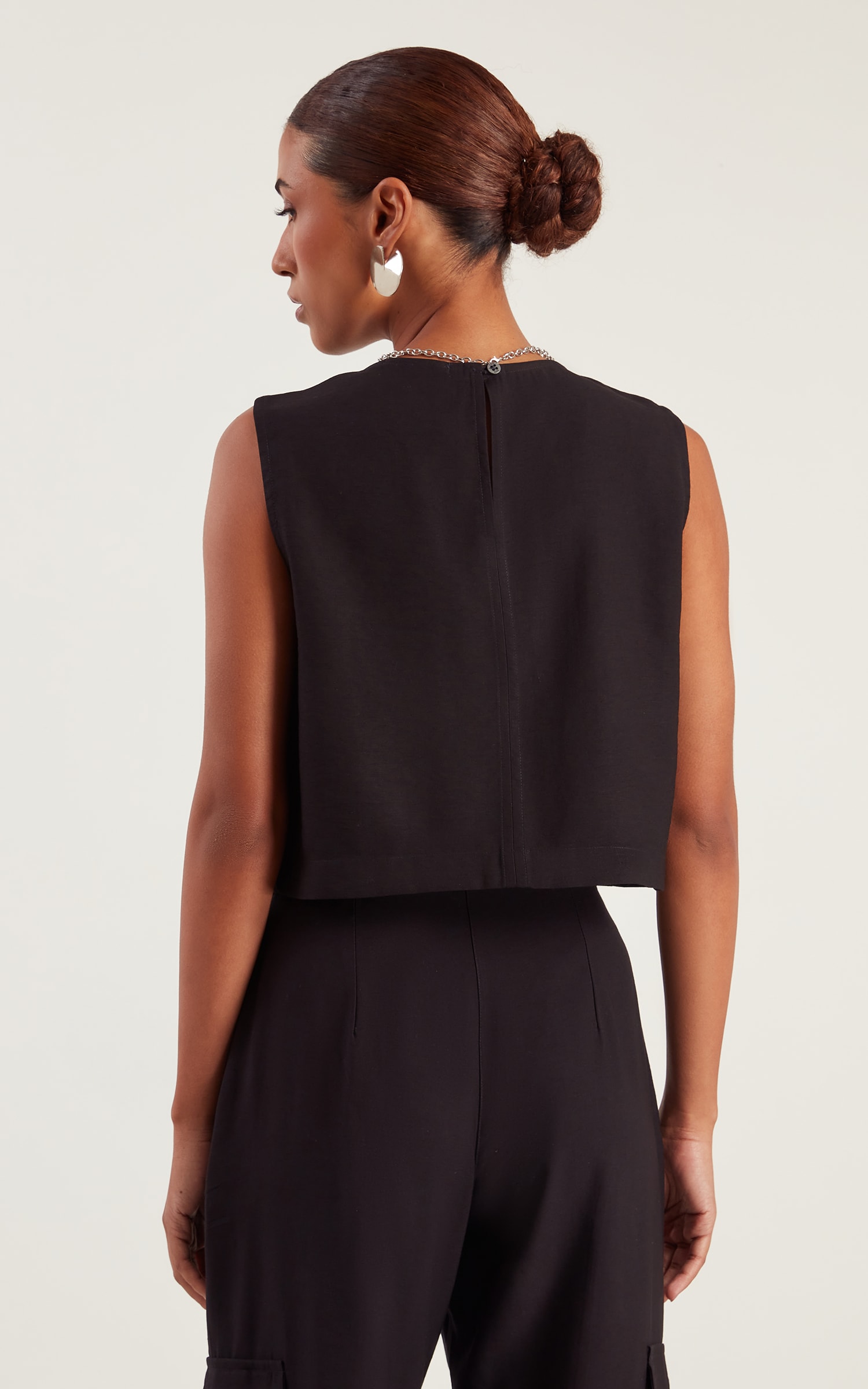 Blusa Petit Decote v Preto