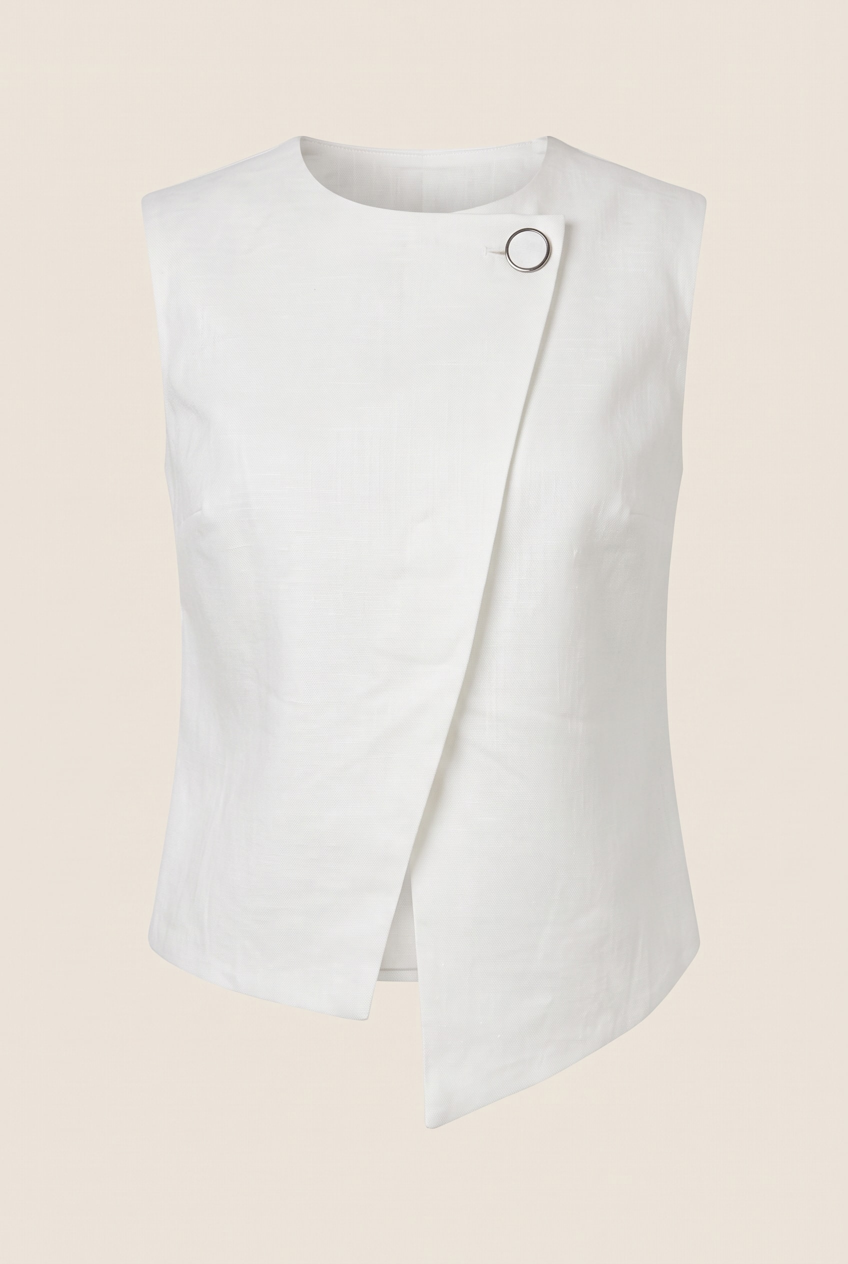 Blusa Ritmo Assimetrica Off White