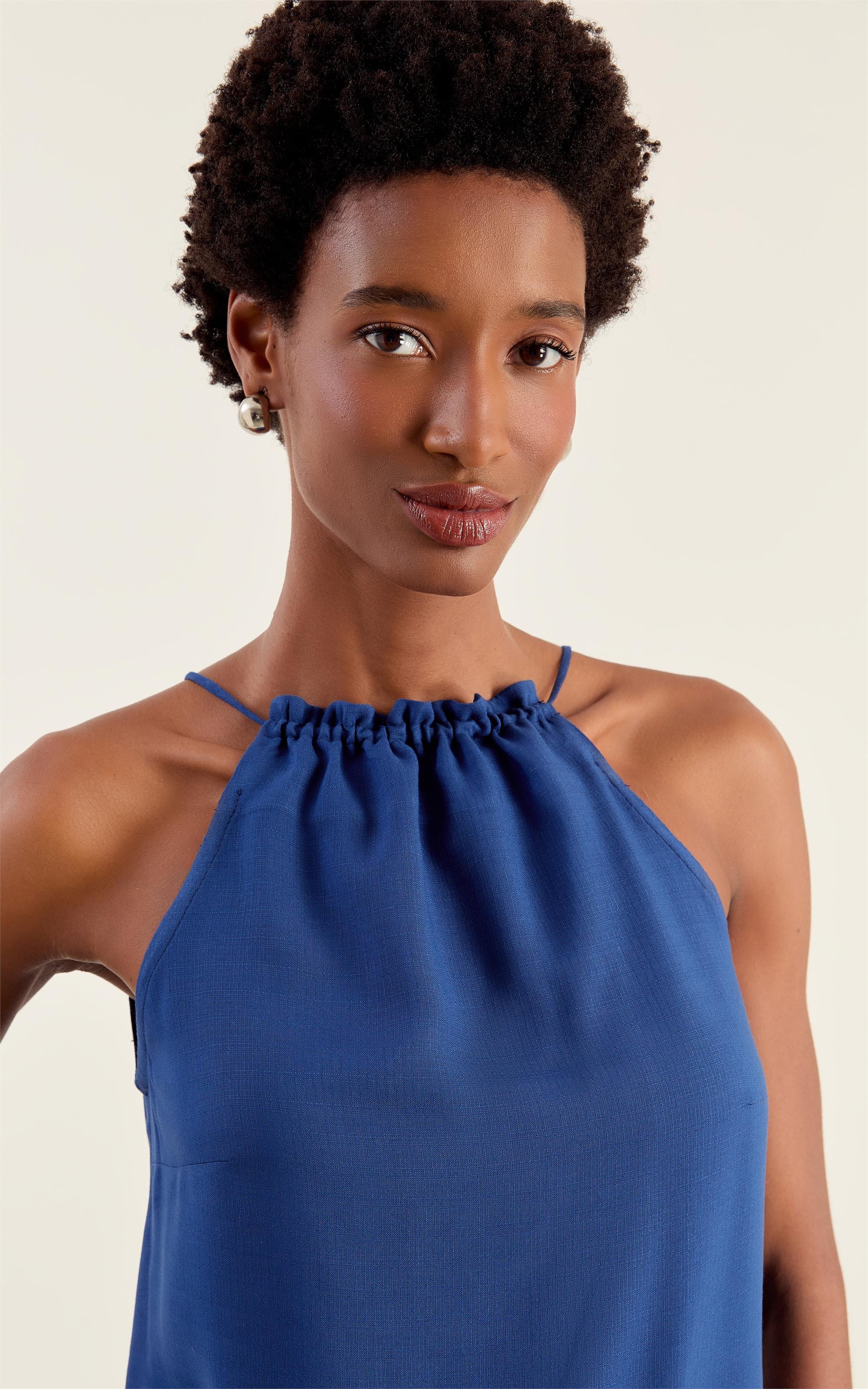 Blusa Rolote Canyon Cobalto