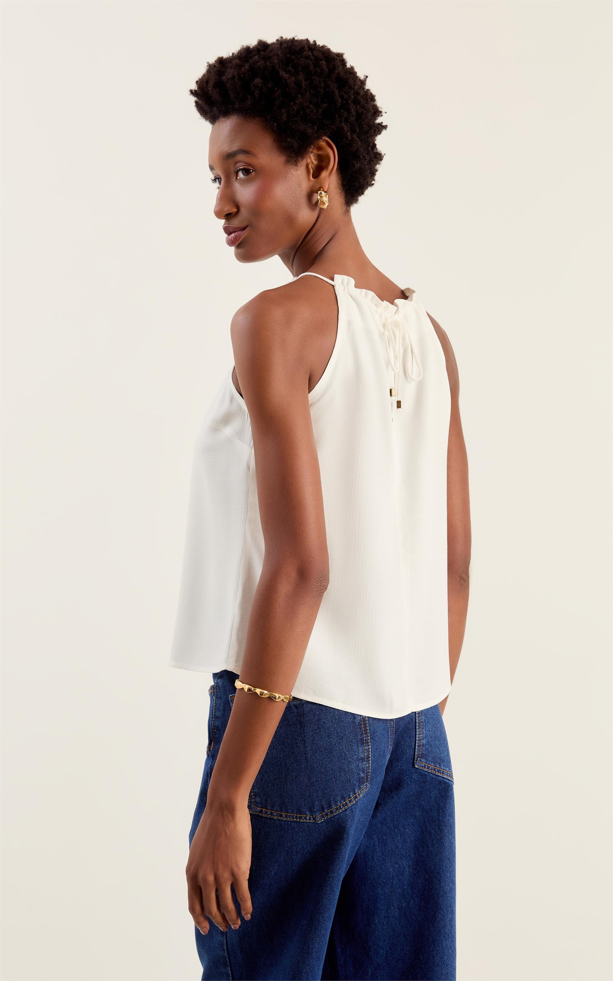 Blusa Rolote Canyon Off White