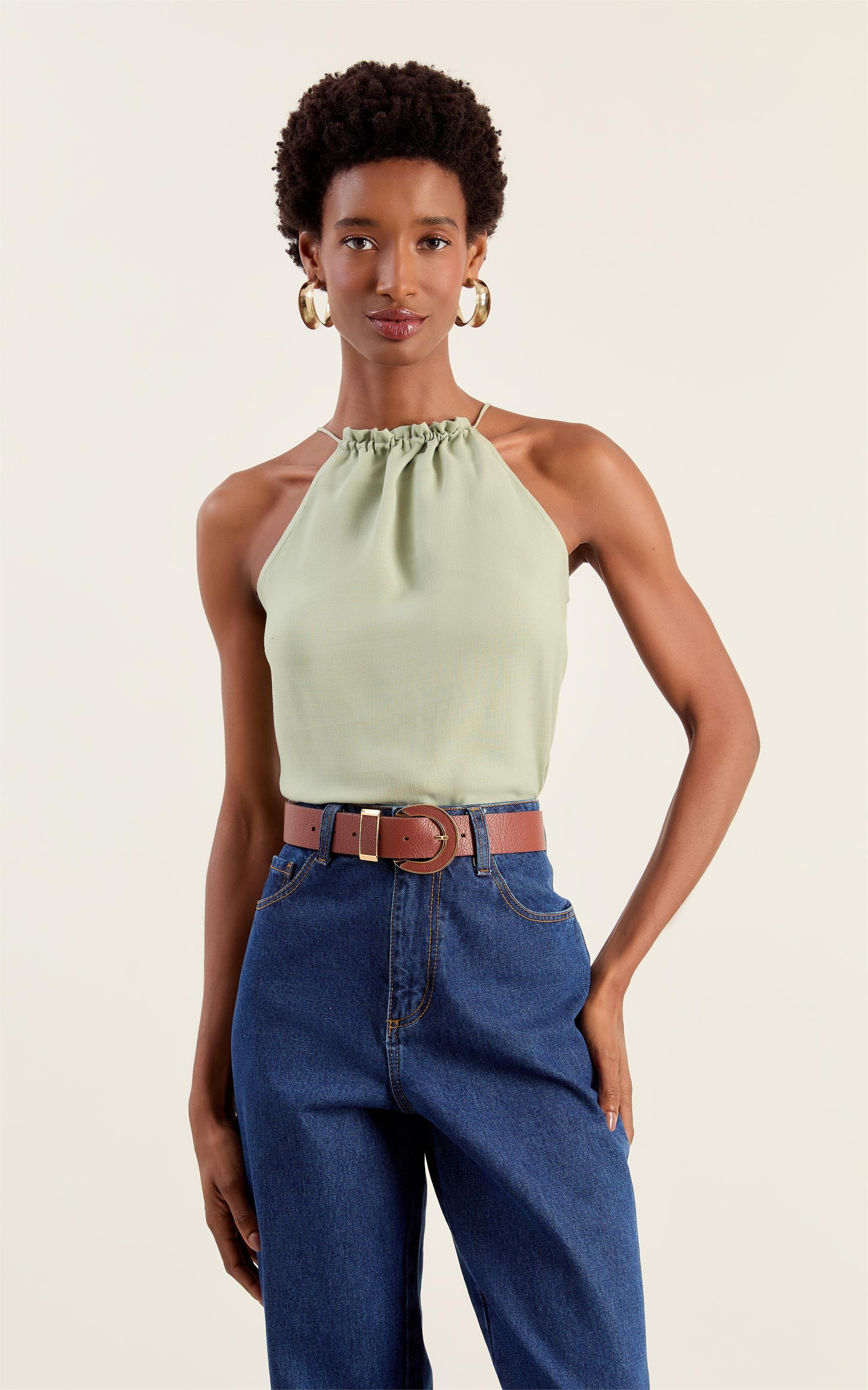 Blusa Rolote Canyon Pistache