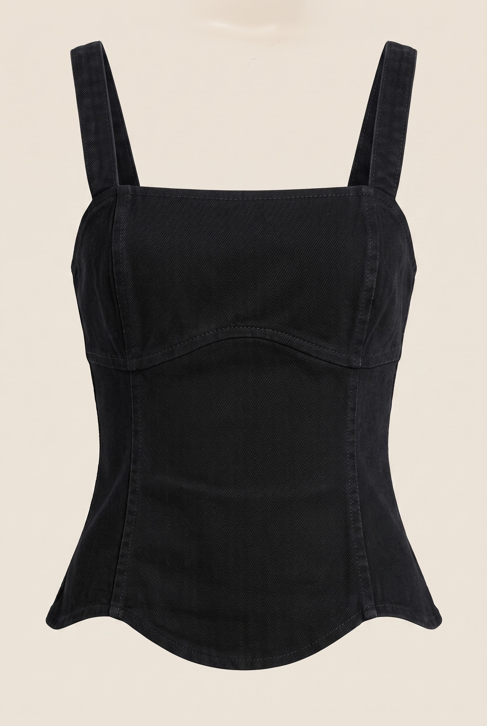 Blusa Sarja Ondas Preto