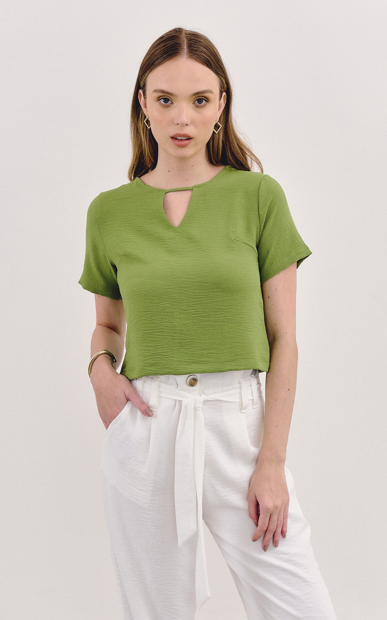 Blusa Sertão Verde Musgo
