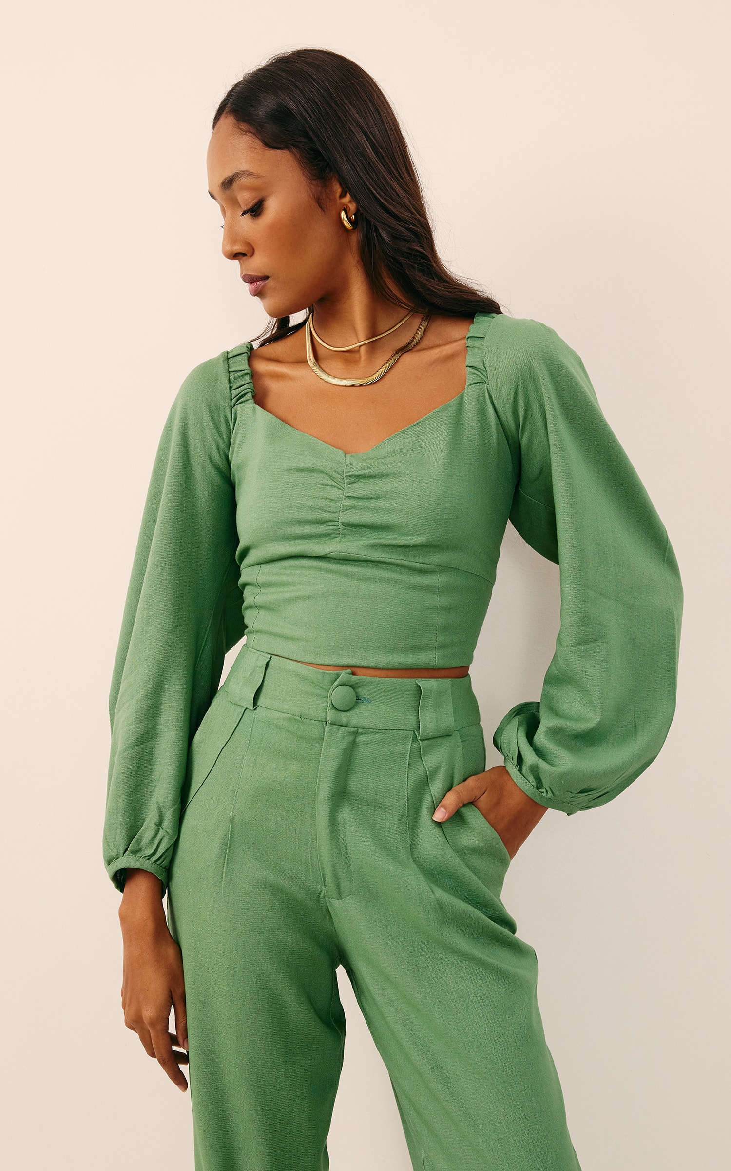 Blusa Sol Verde
