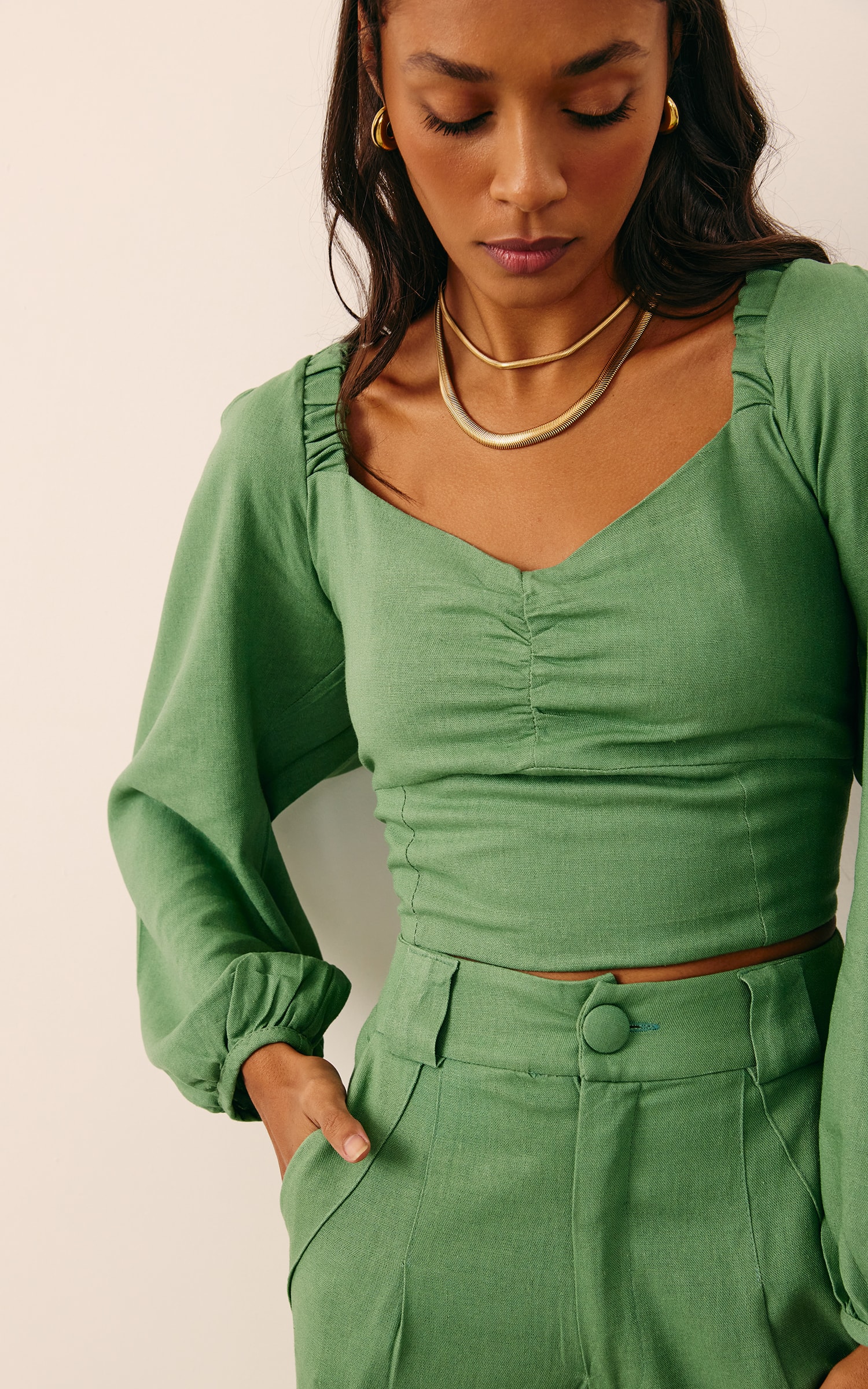 Blusa Sol Verde