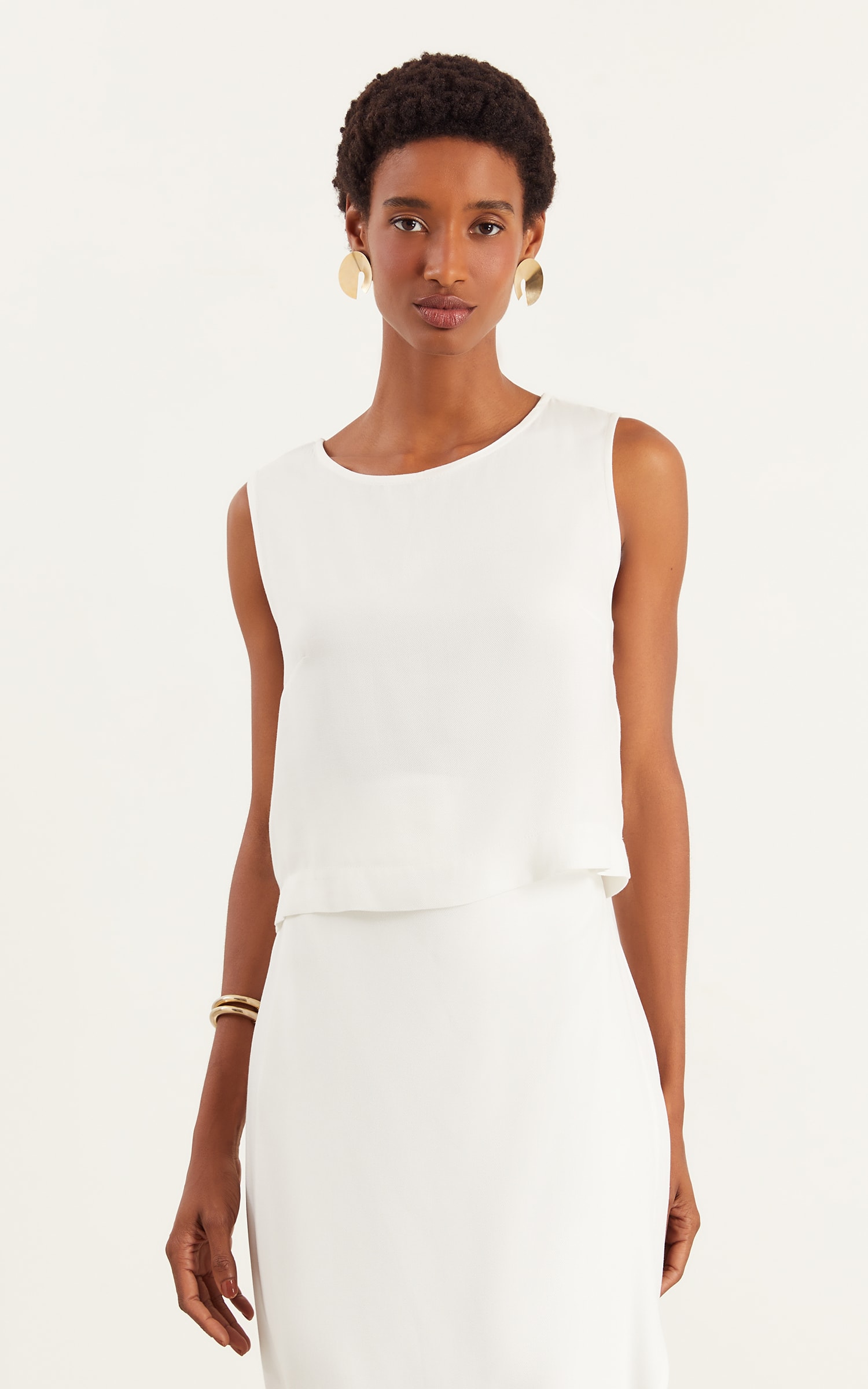 Blusa Space Off White