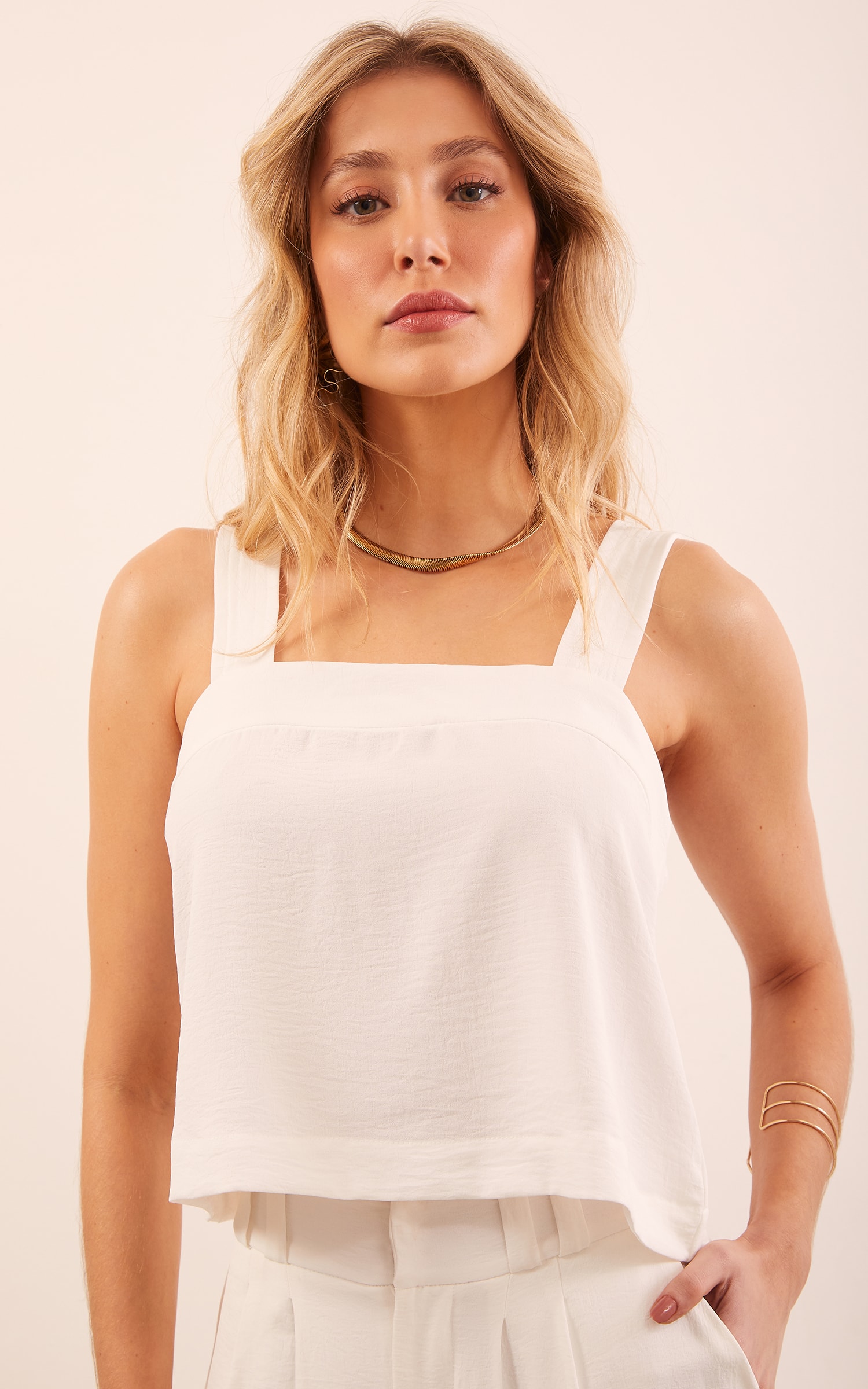Blusa Star Off White
