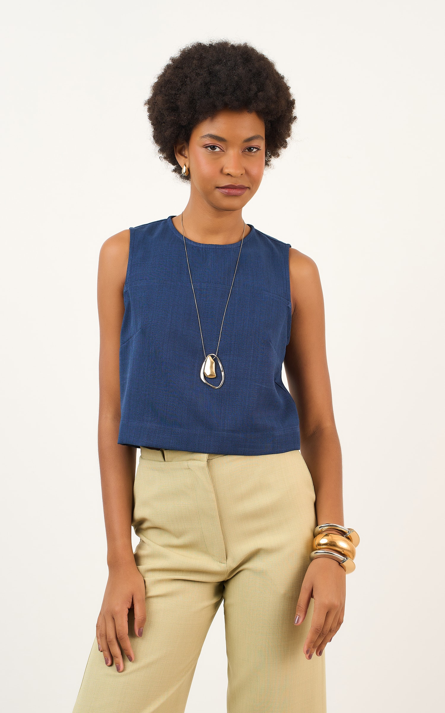 Blusa Street Marinho