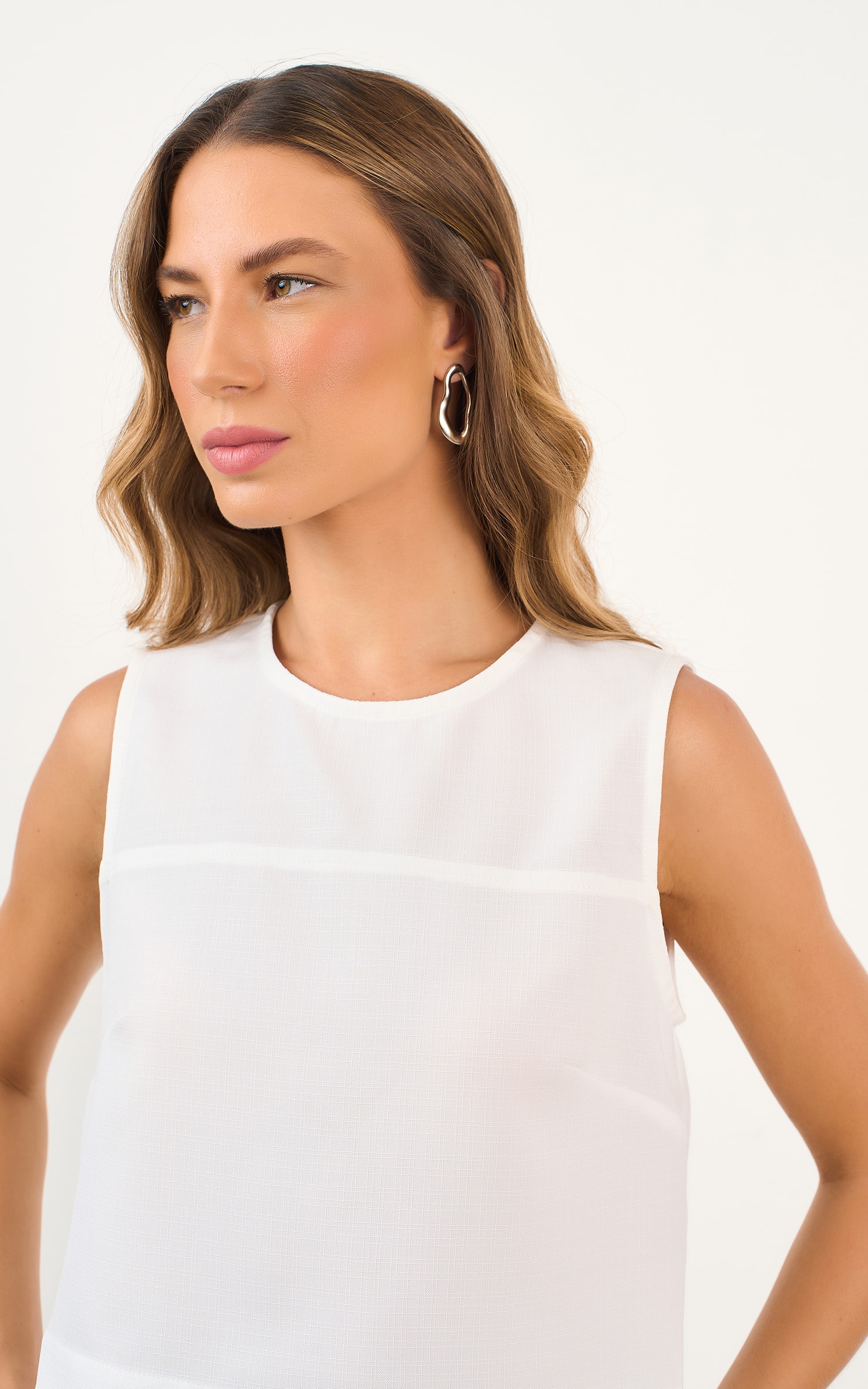 Blusa Street Off White
