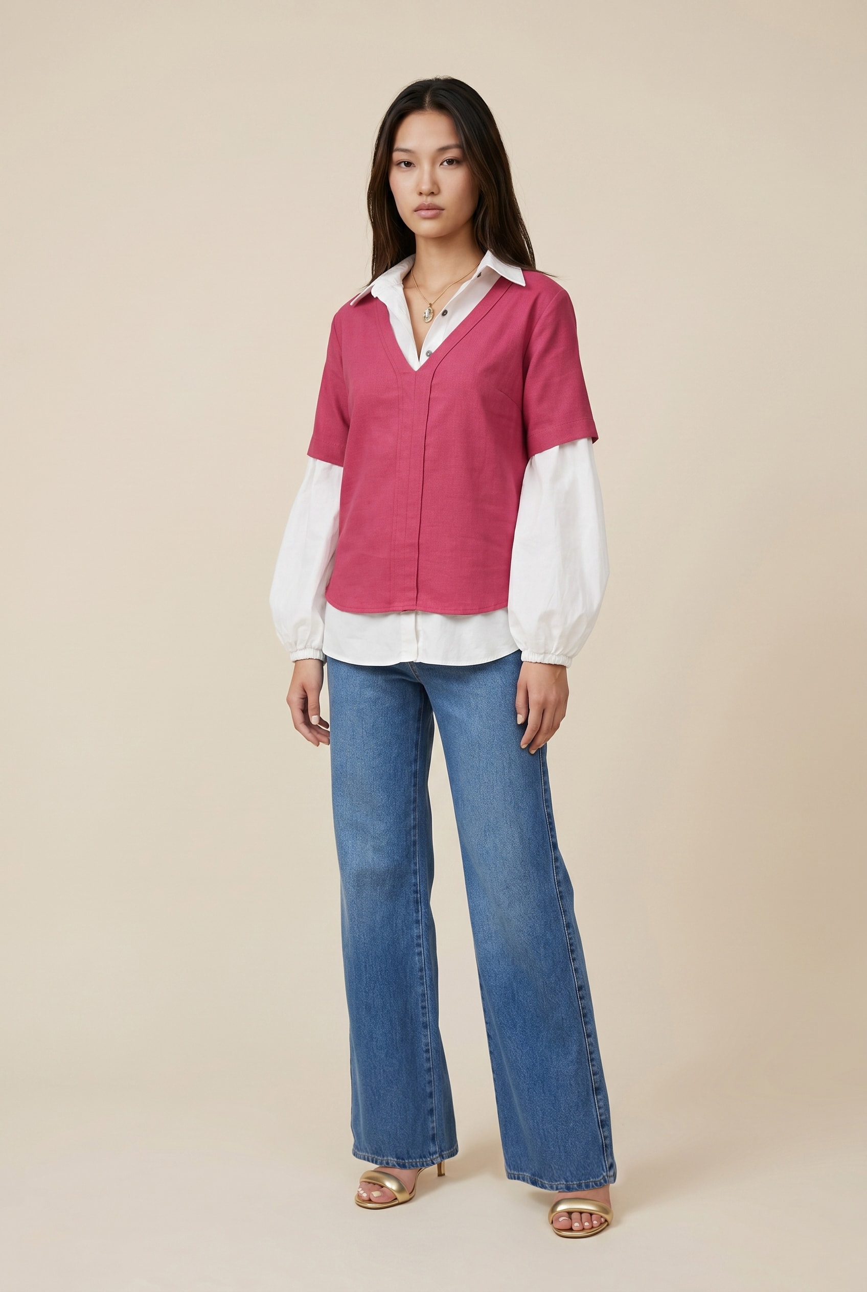 Blusa Sync Com Manga Lichia