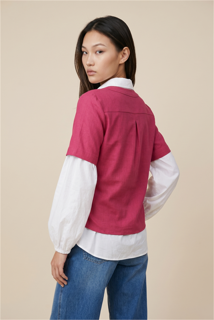 Blusa Sync Com Manga Lichia