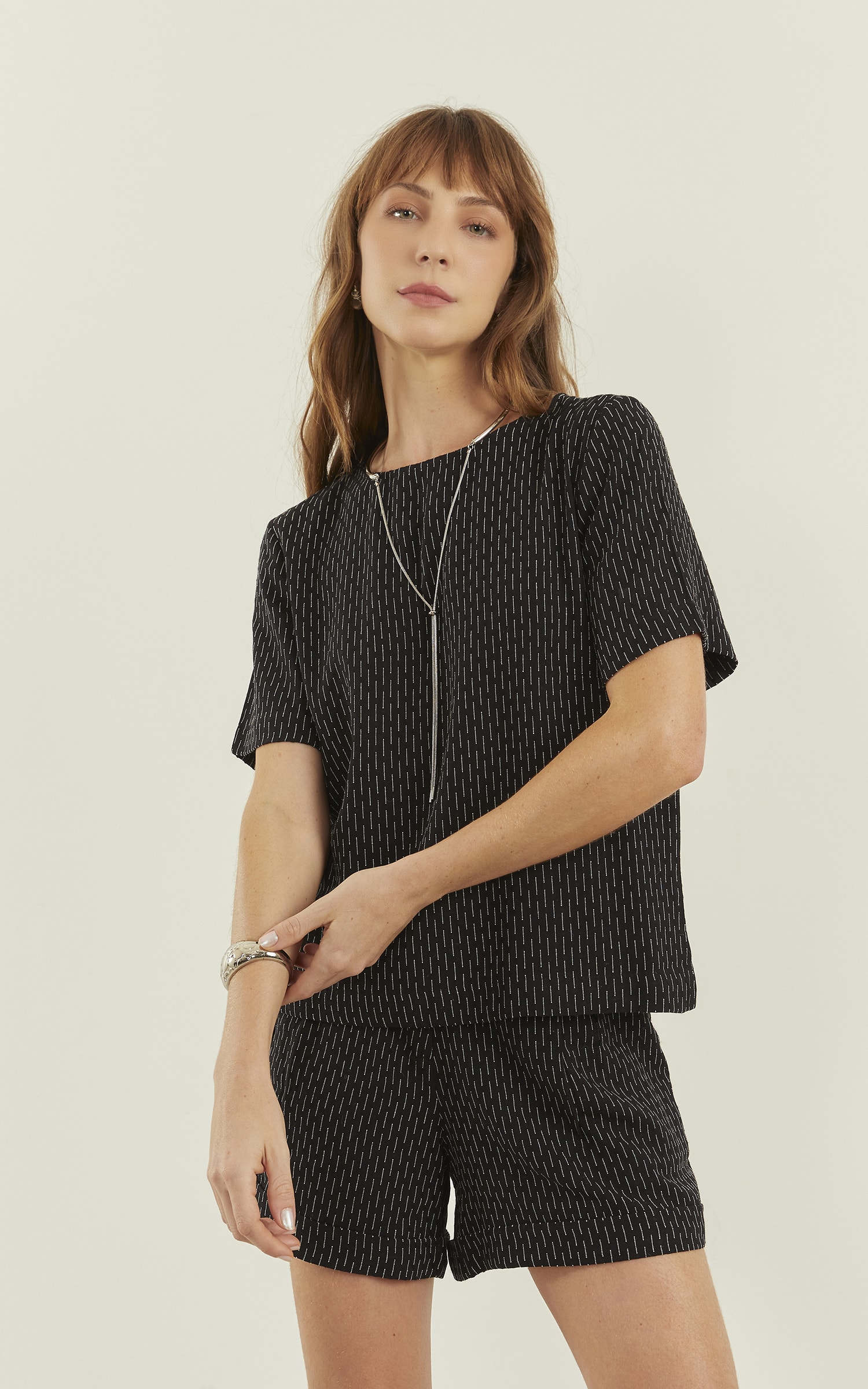 Blusa t Shirt Onix Preto