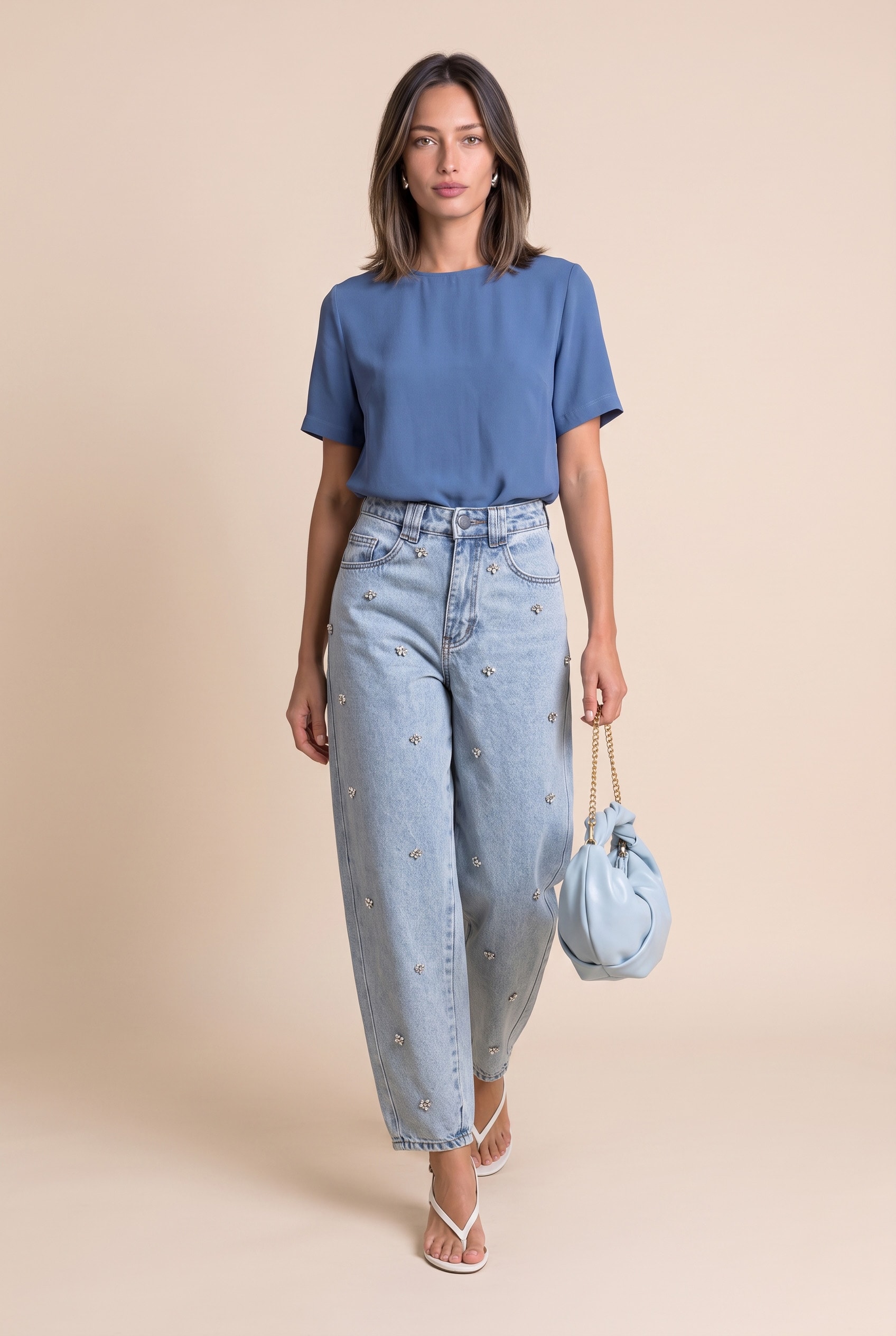Blusa Tour Azul Mykonos