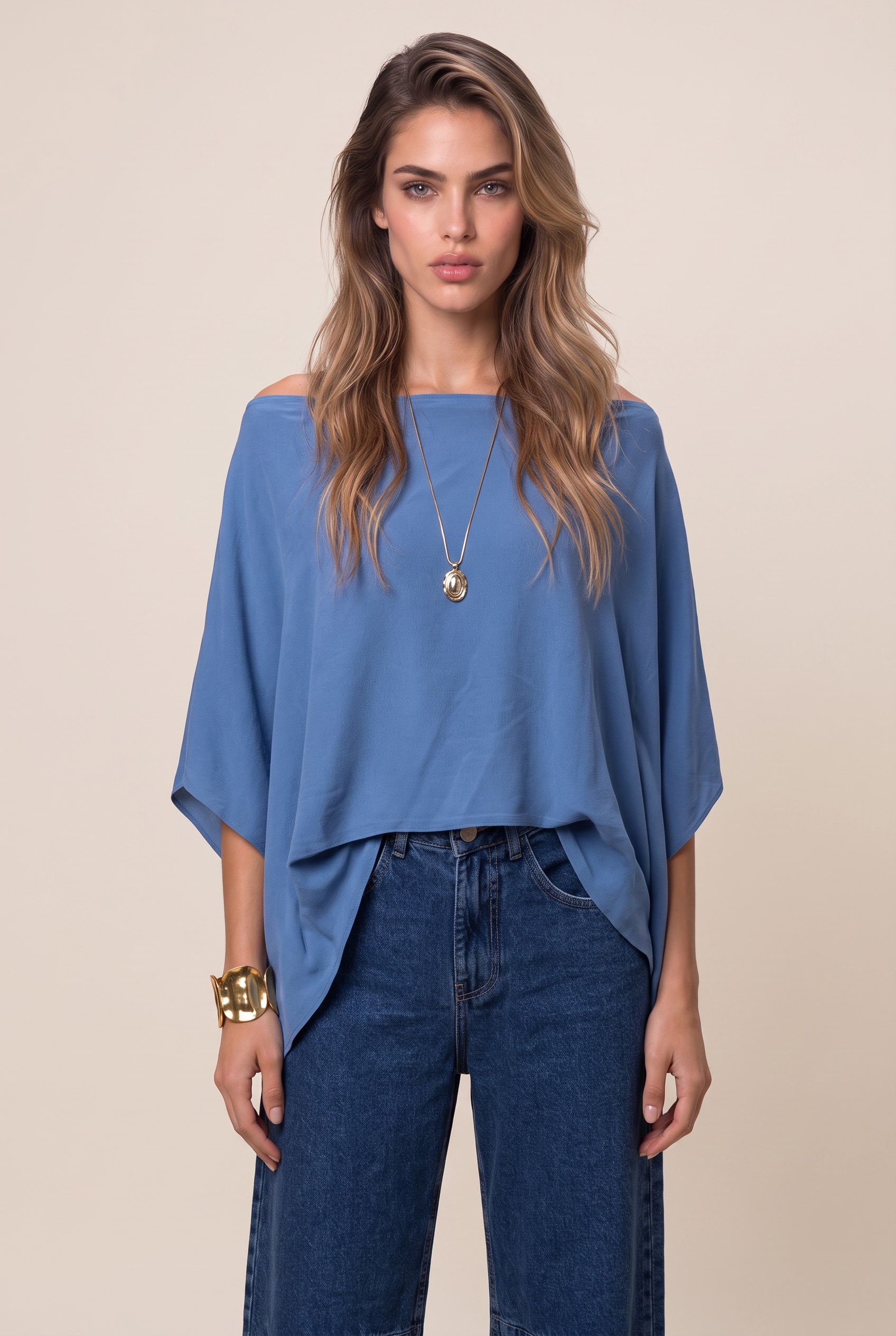 Blusa Tour Multi Azul Mykonos