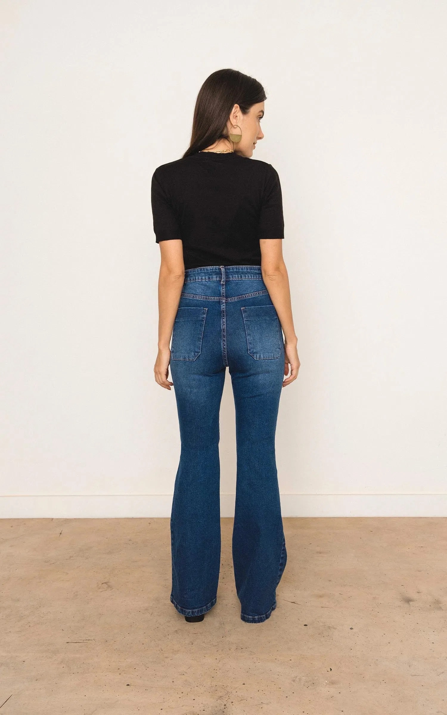 Blusa Tricot Balneário Preto