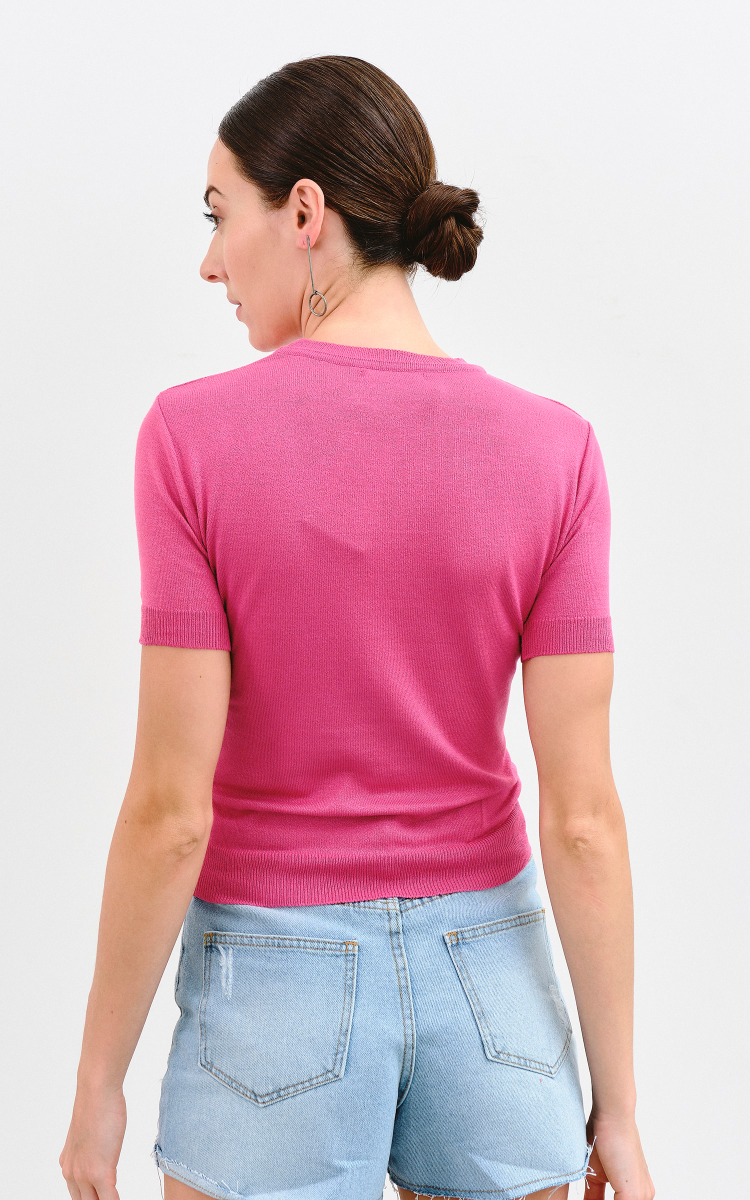 Blusa Tricot Balneário Rosa