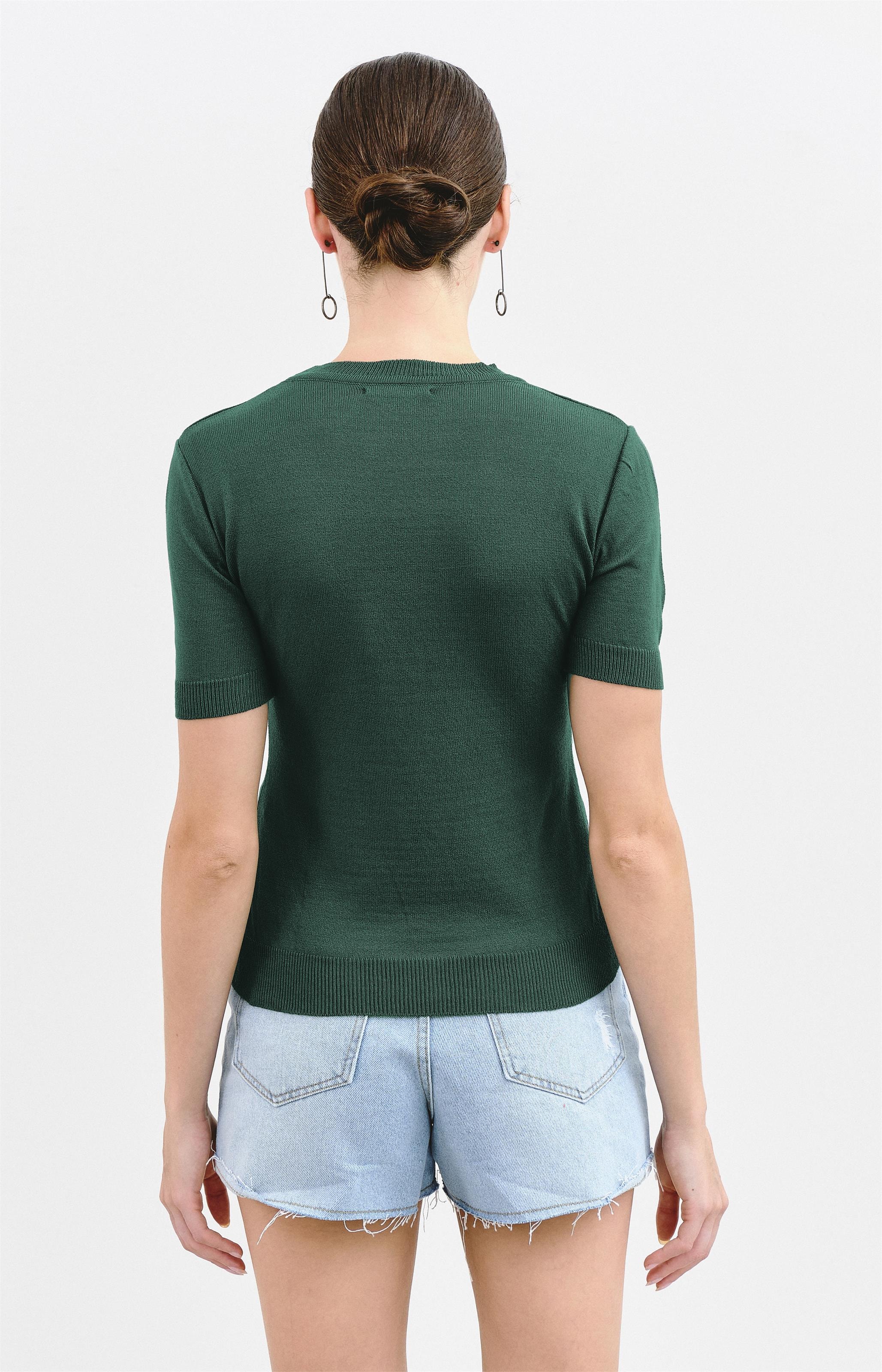 Blusa Tricot Balneário Verde