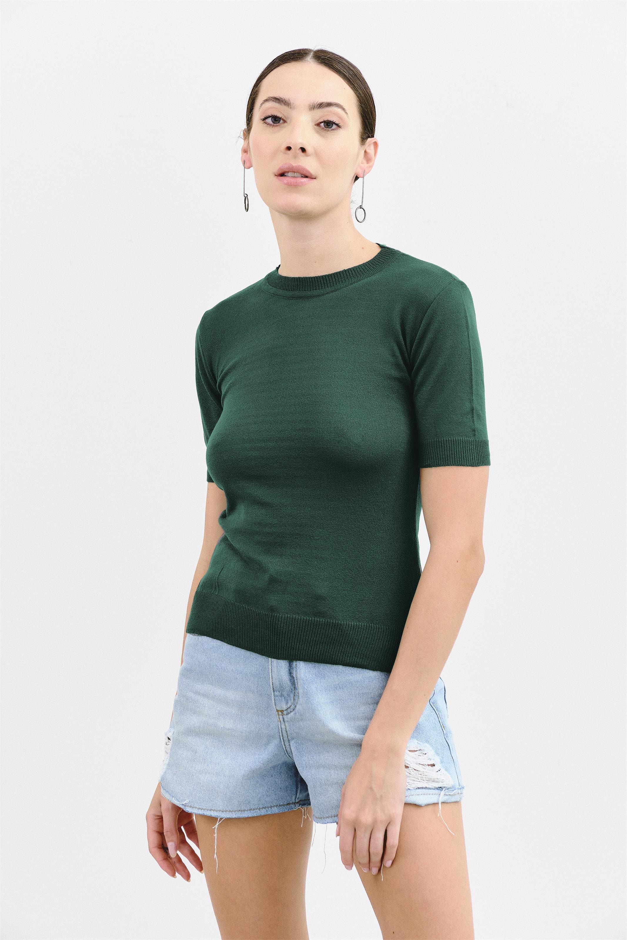 Blusa Tricot Balneário Verde