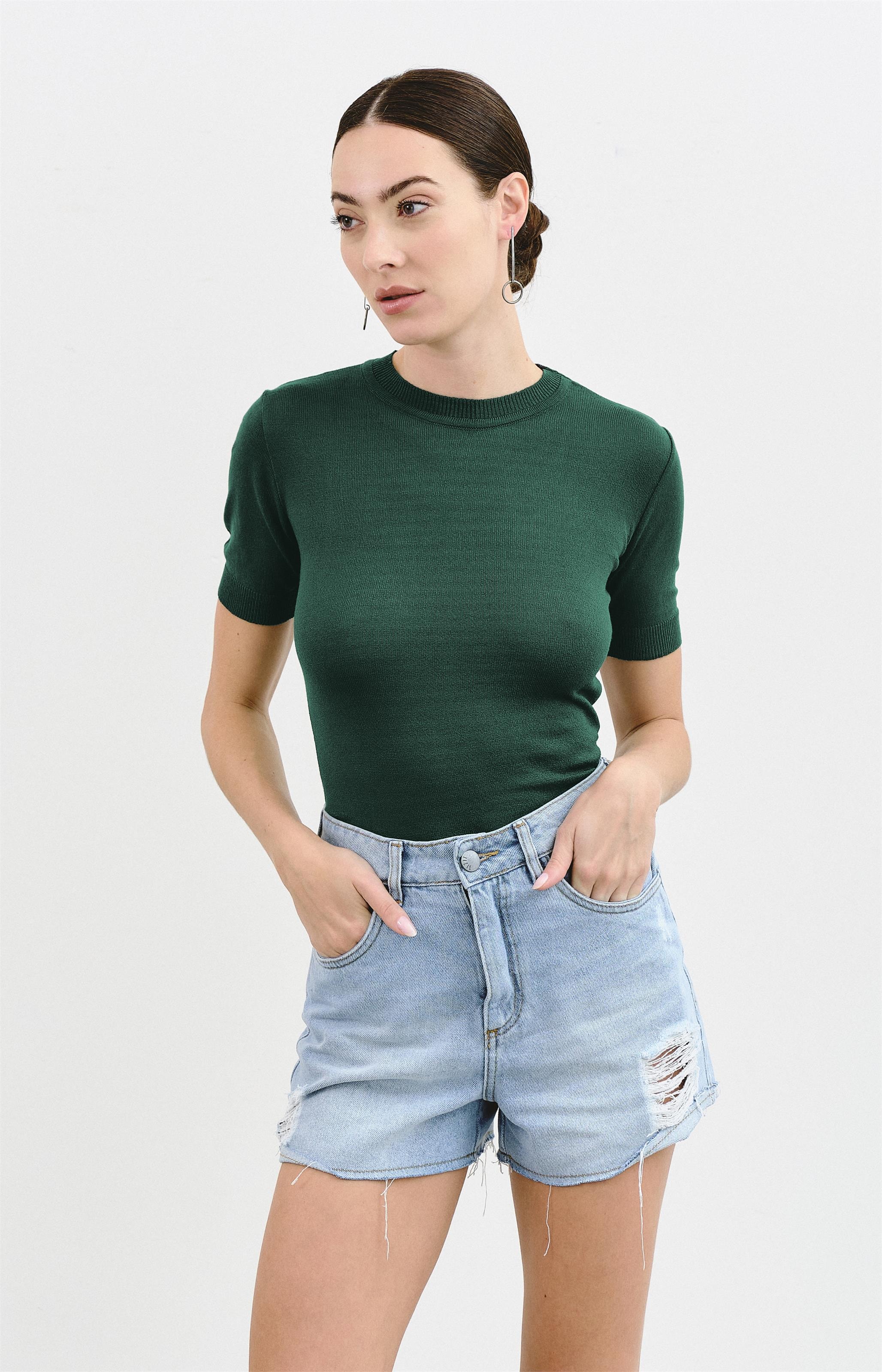 Blusa Tricot Balneário Verde