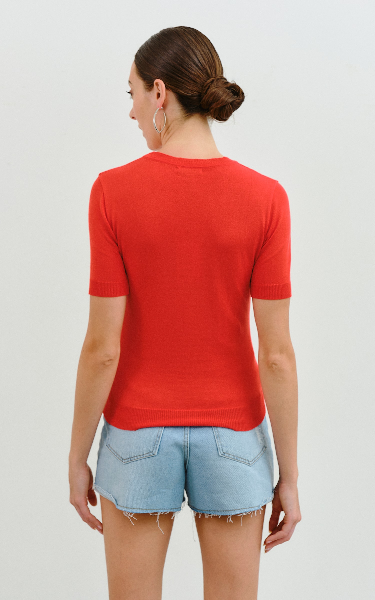 Blusa Tricot Balneário Vermelho